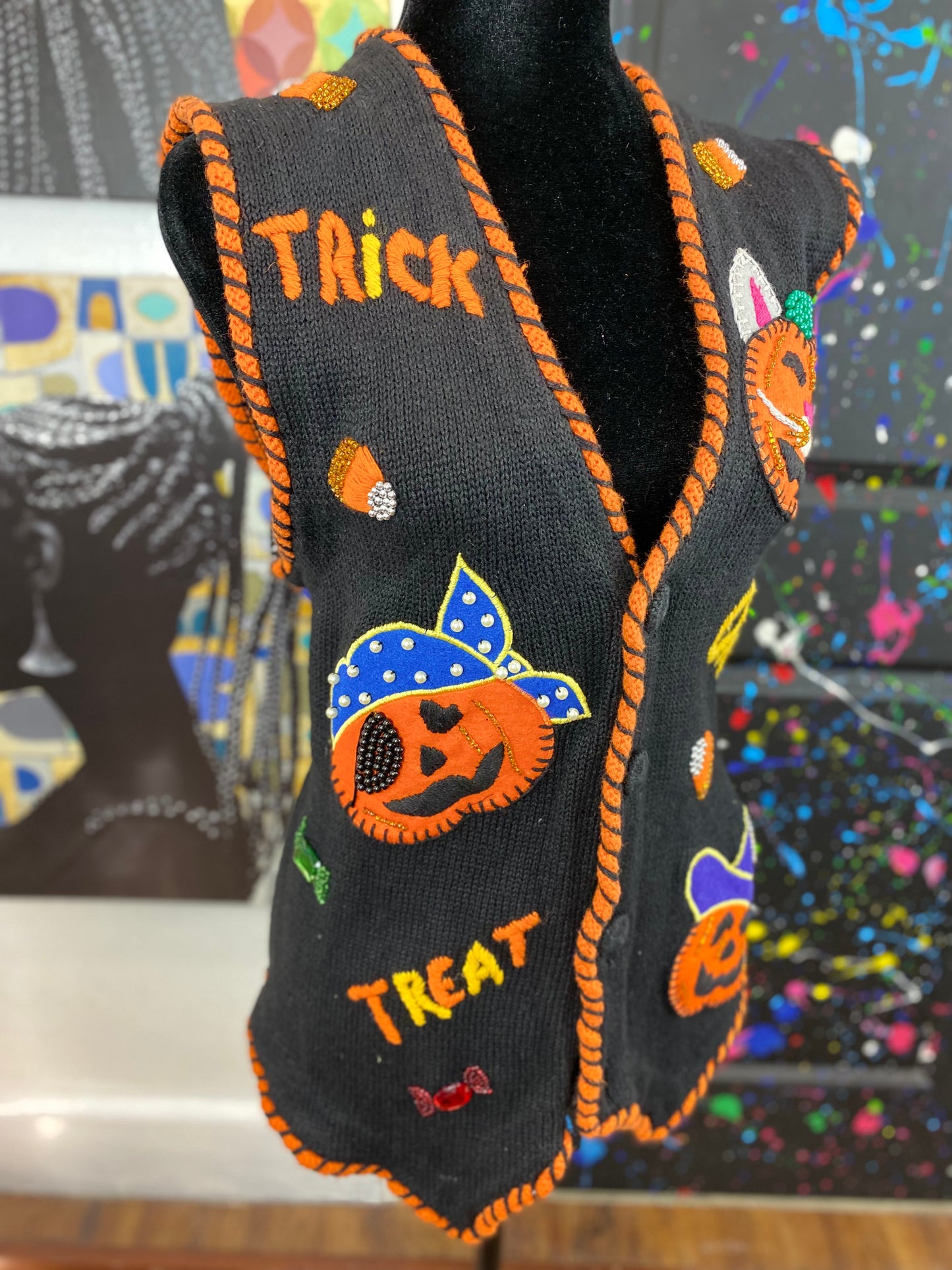 Vintage Halloween Vest