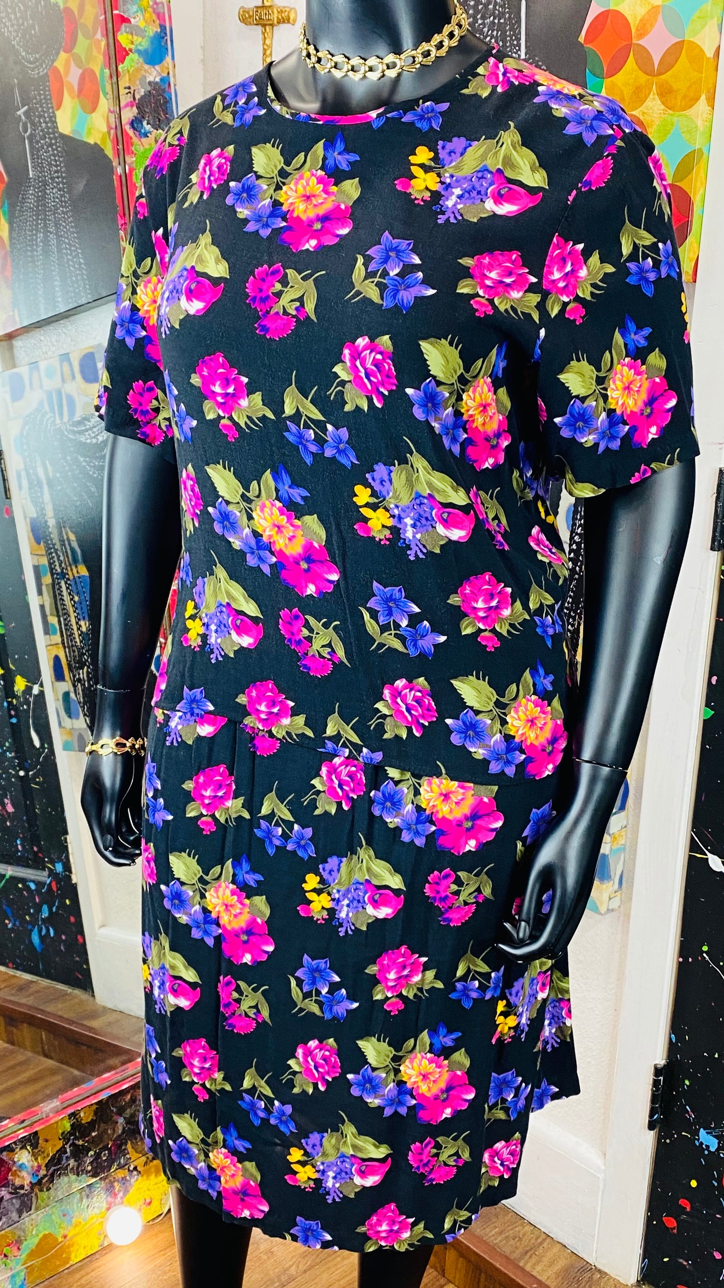 Vintage Floral 2 Piece Set