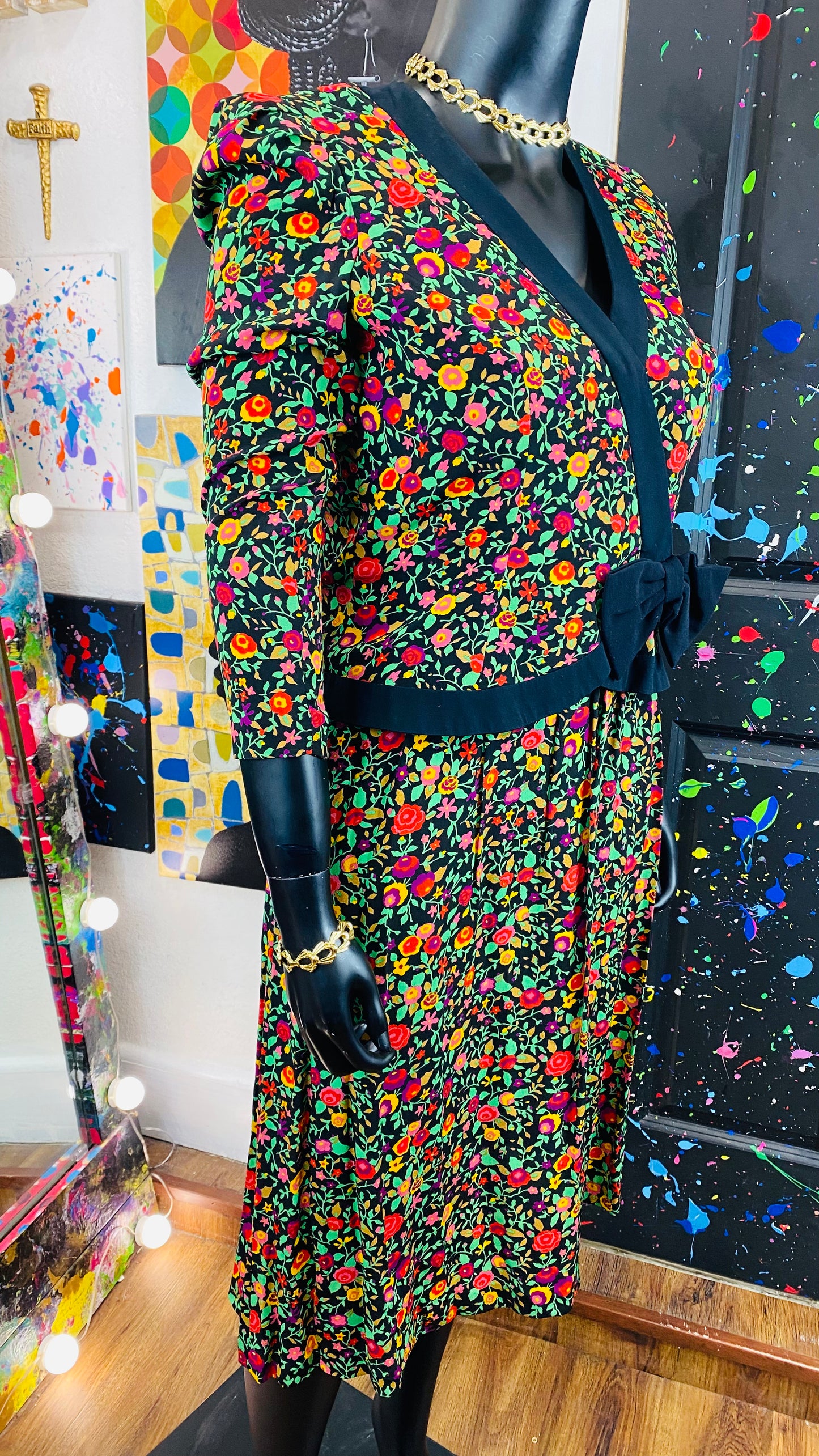 Vintage 2 Piece Skirt Set