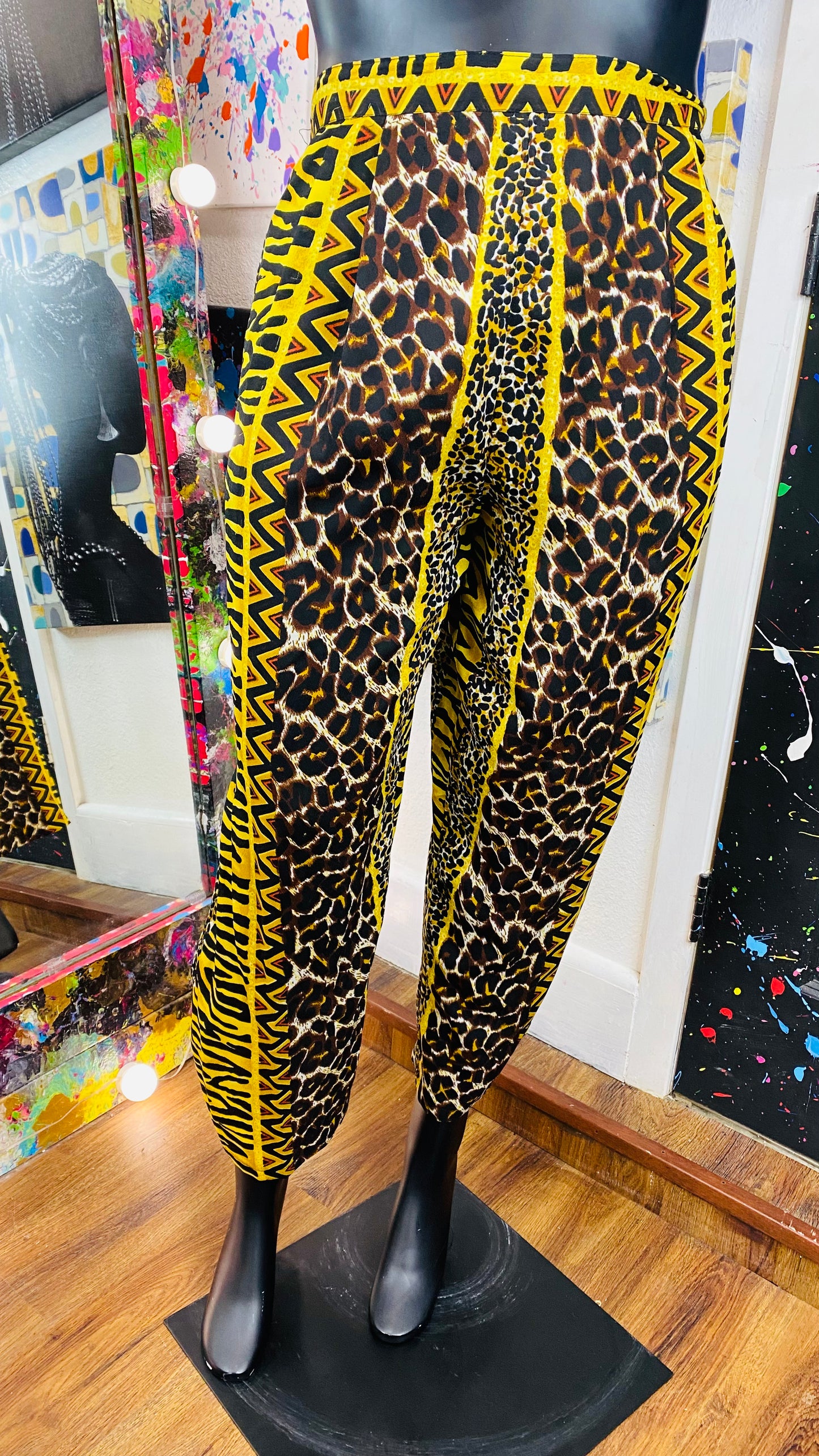 Animal Print Slacks