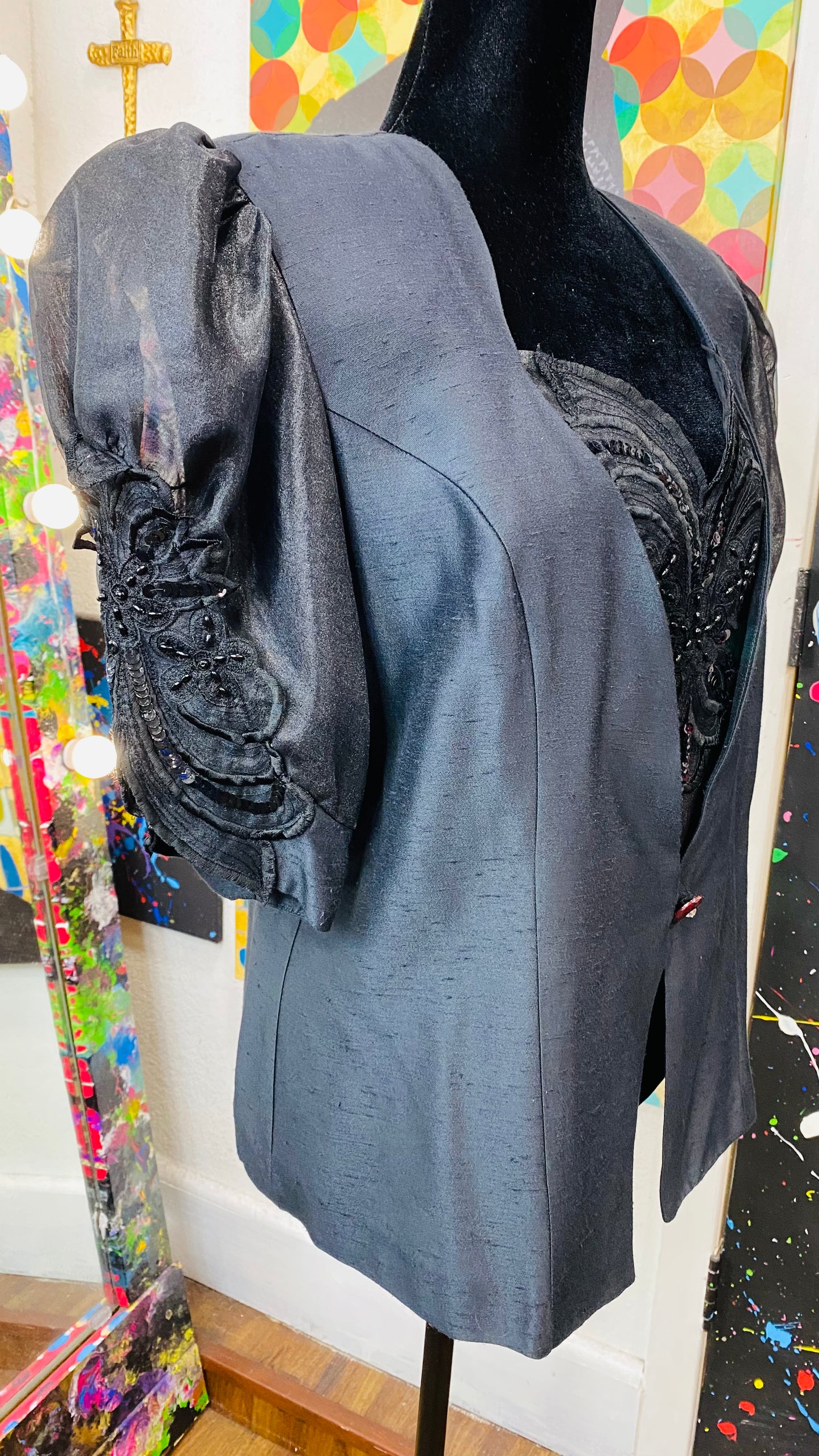 Vintage Sequin Blouse