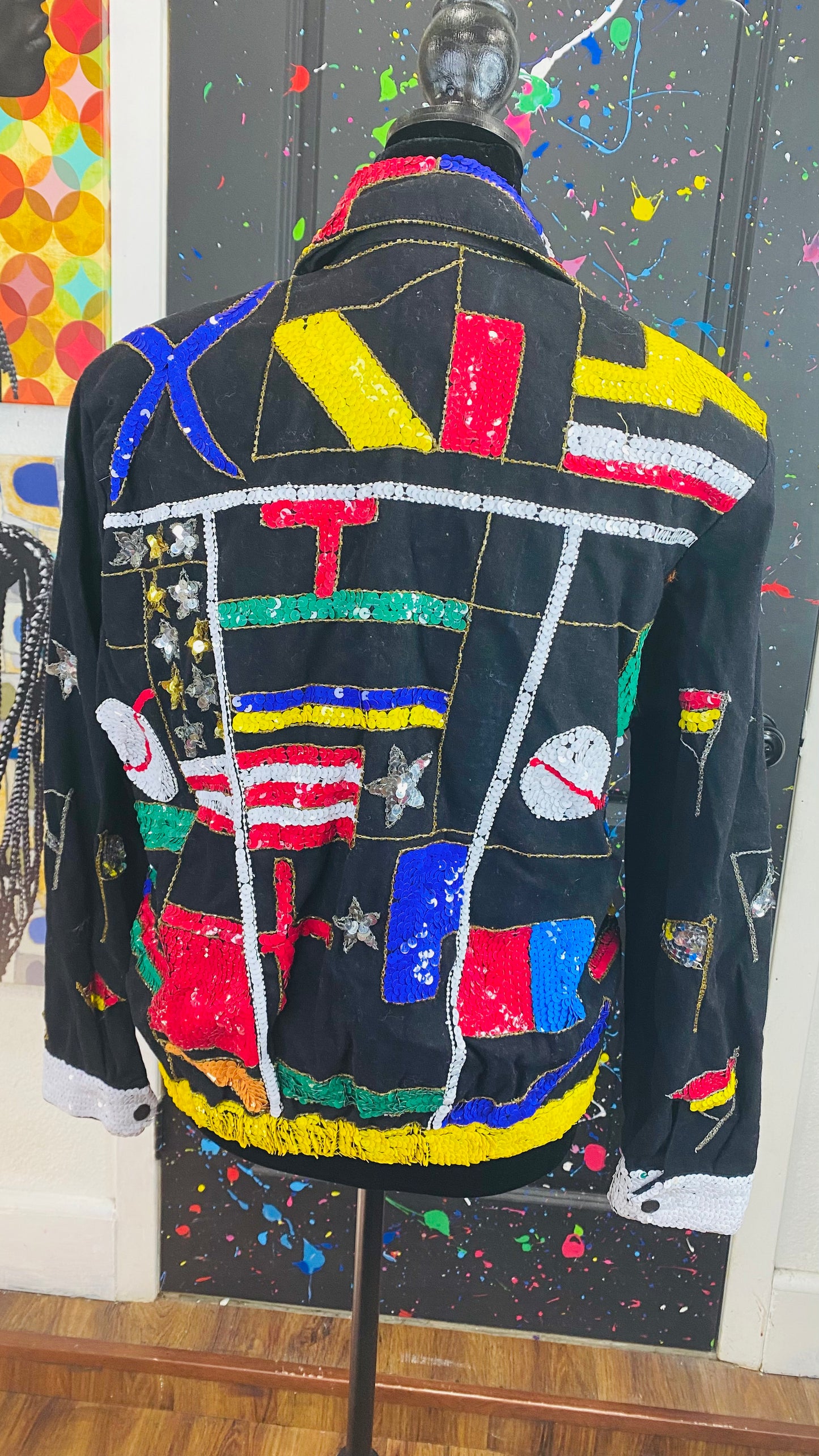 Vintage Modi Sequin Jacket
