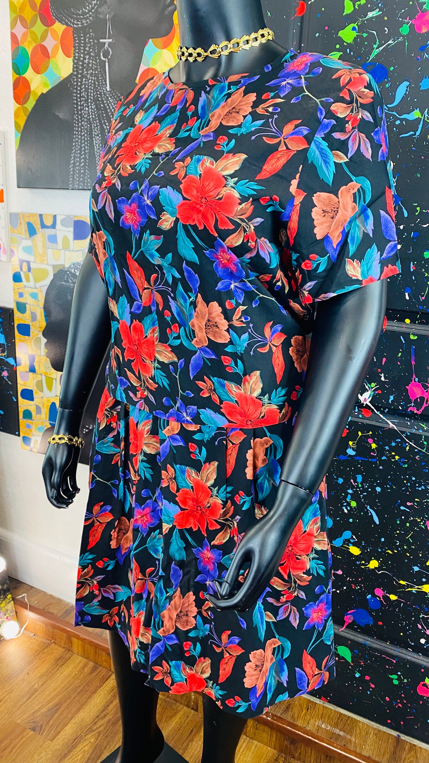 Vintage 2pc skirt Set