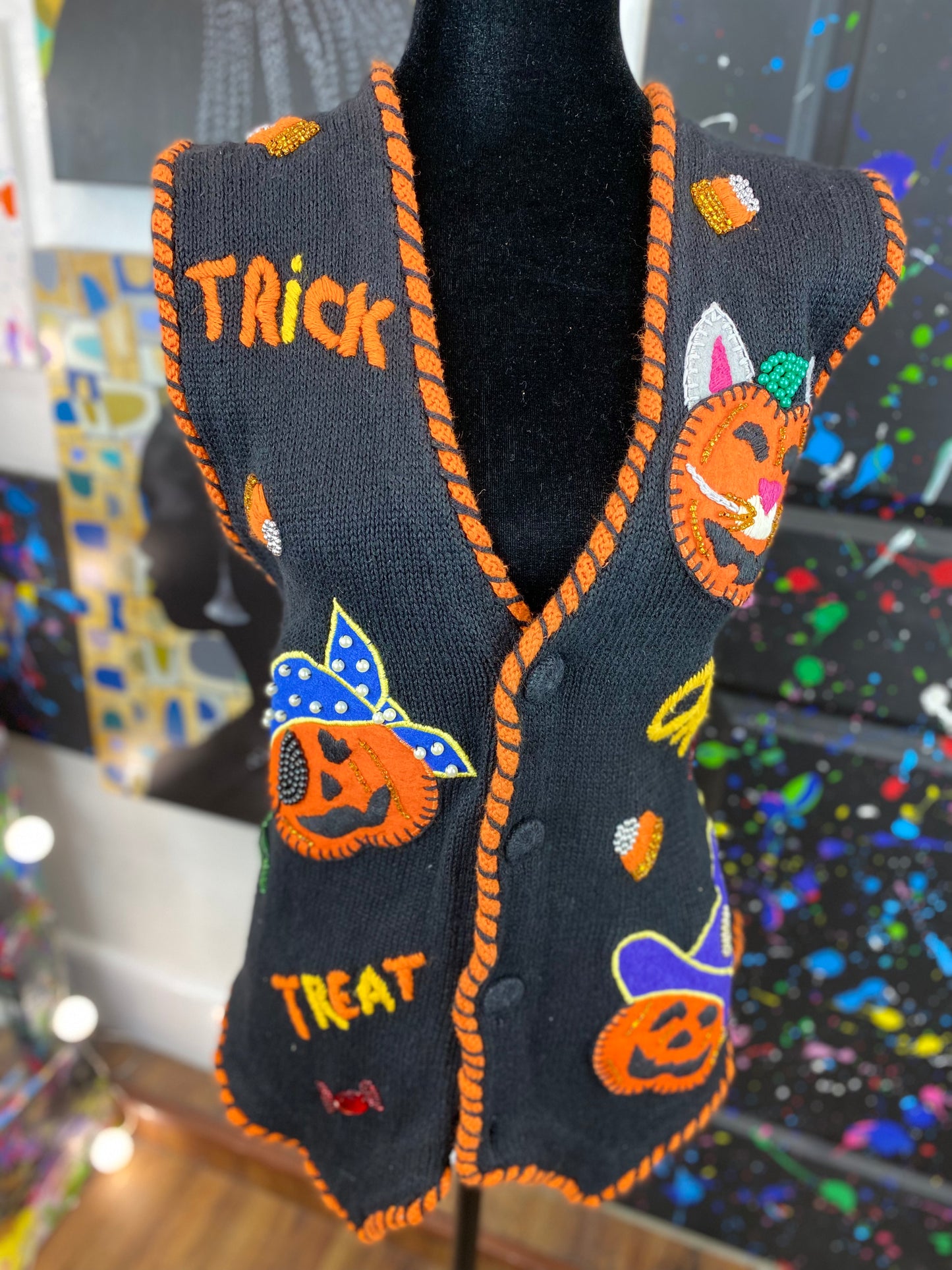 Vintage Halloween Vest