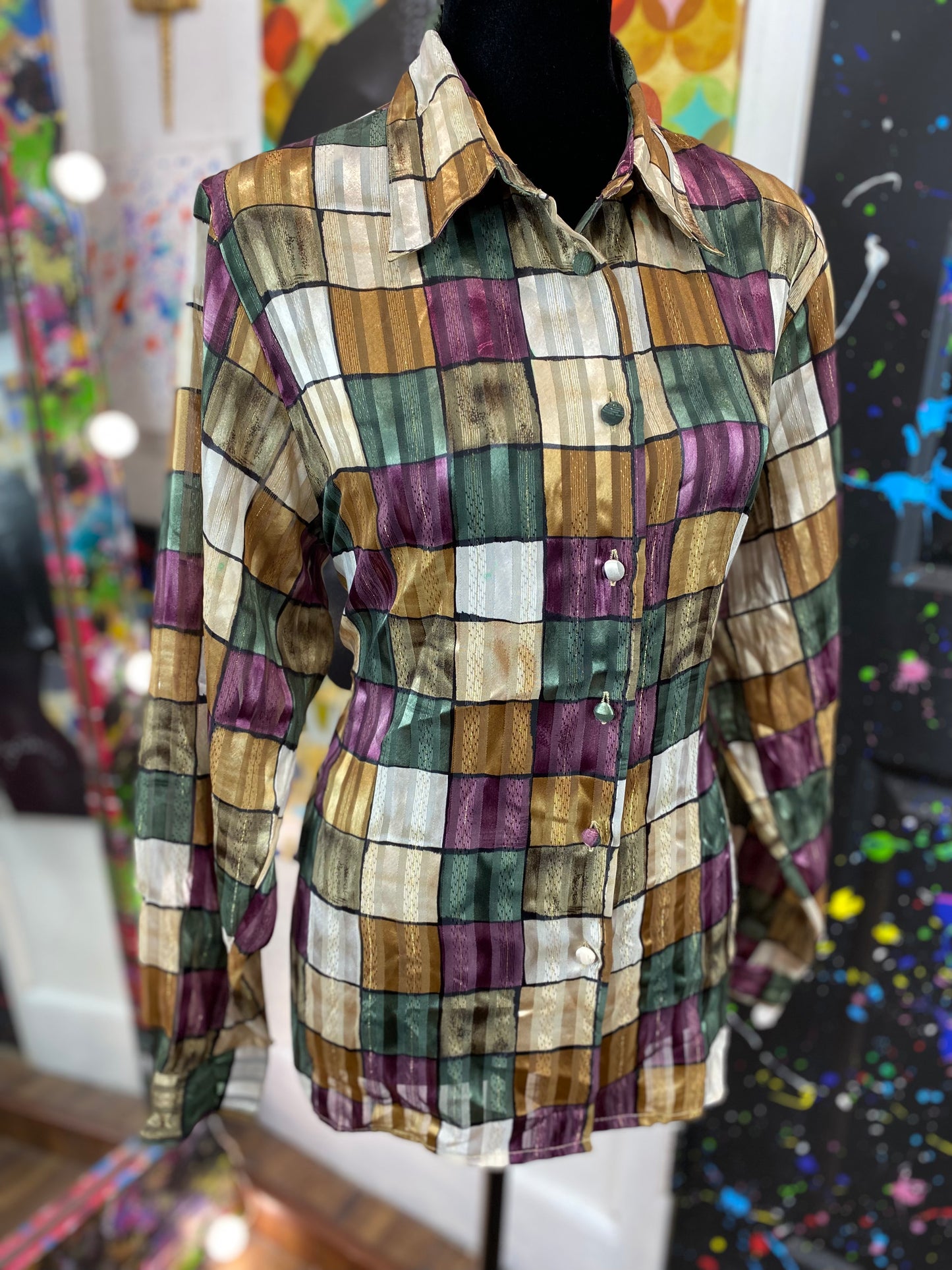 Vintage Long Sleeve Blouse