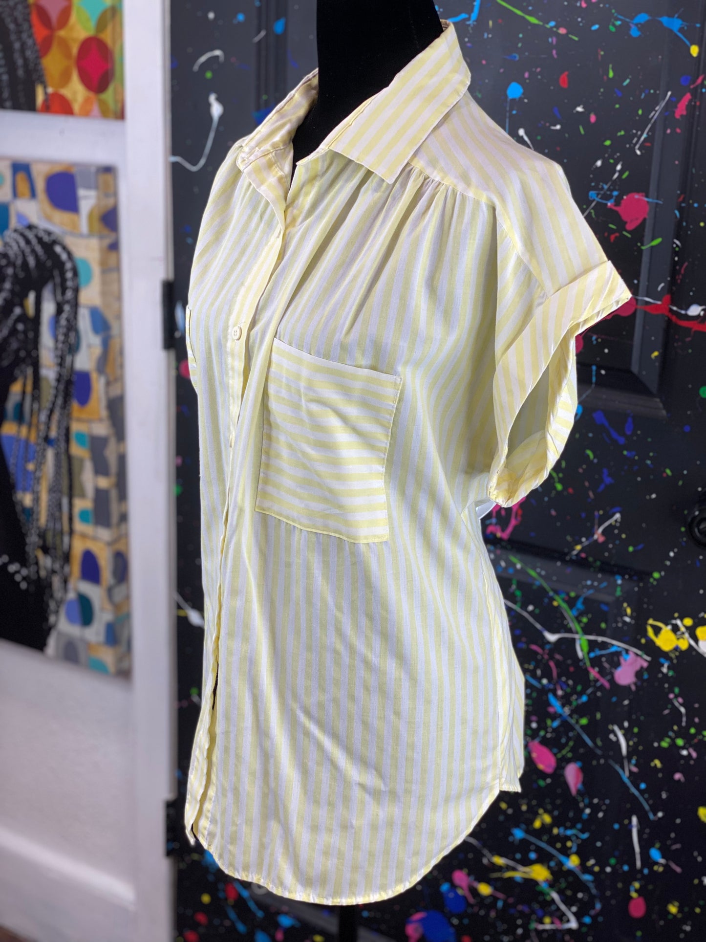 Vintage Short Sleeve Blouse
