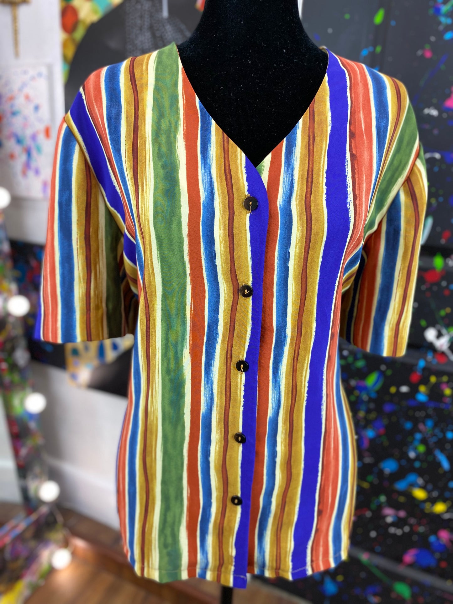 Vintage Short Sleeve Blouse