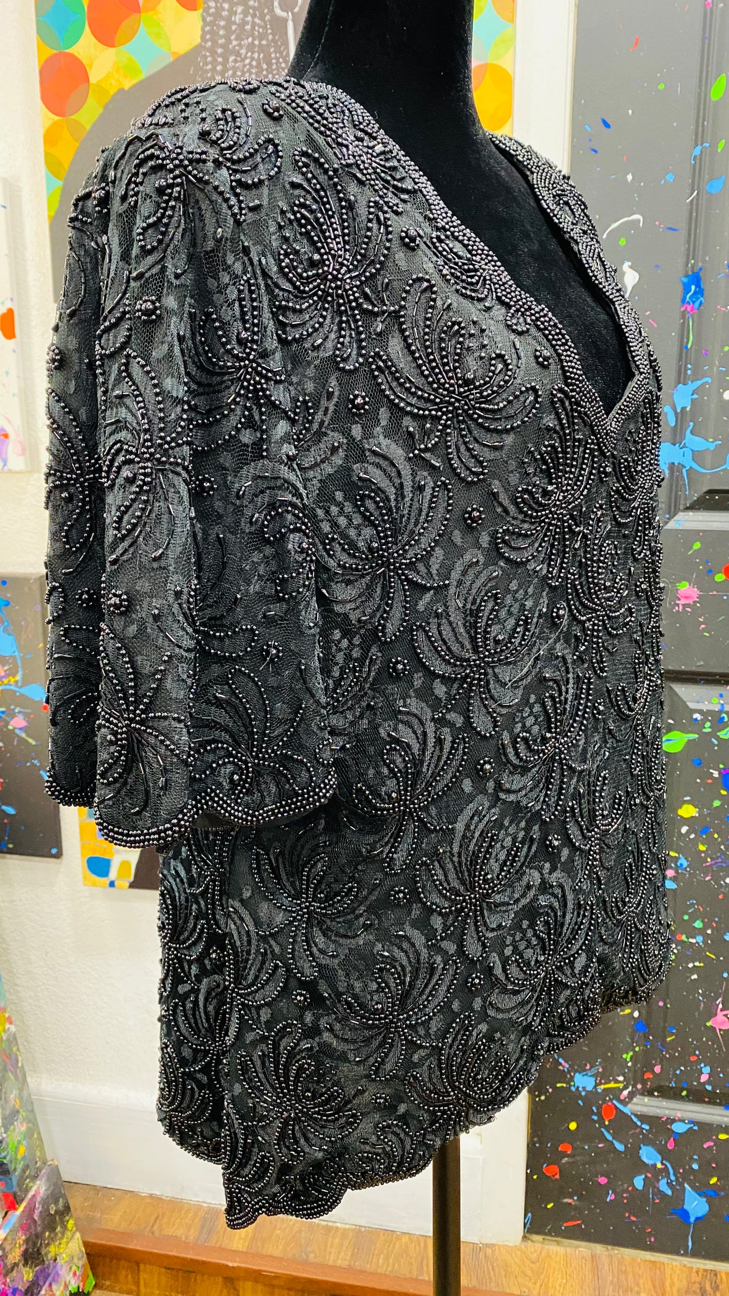 Vintage Sequin Blouse