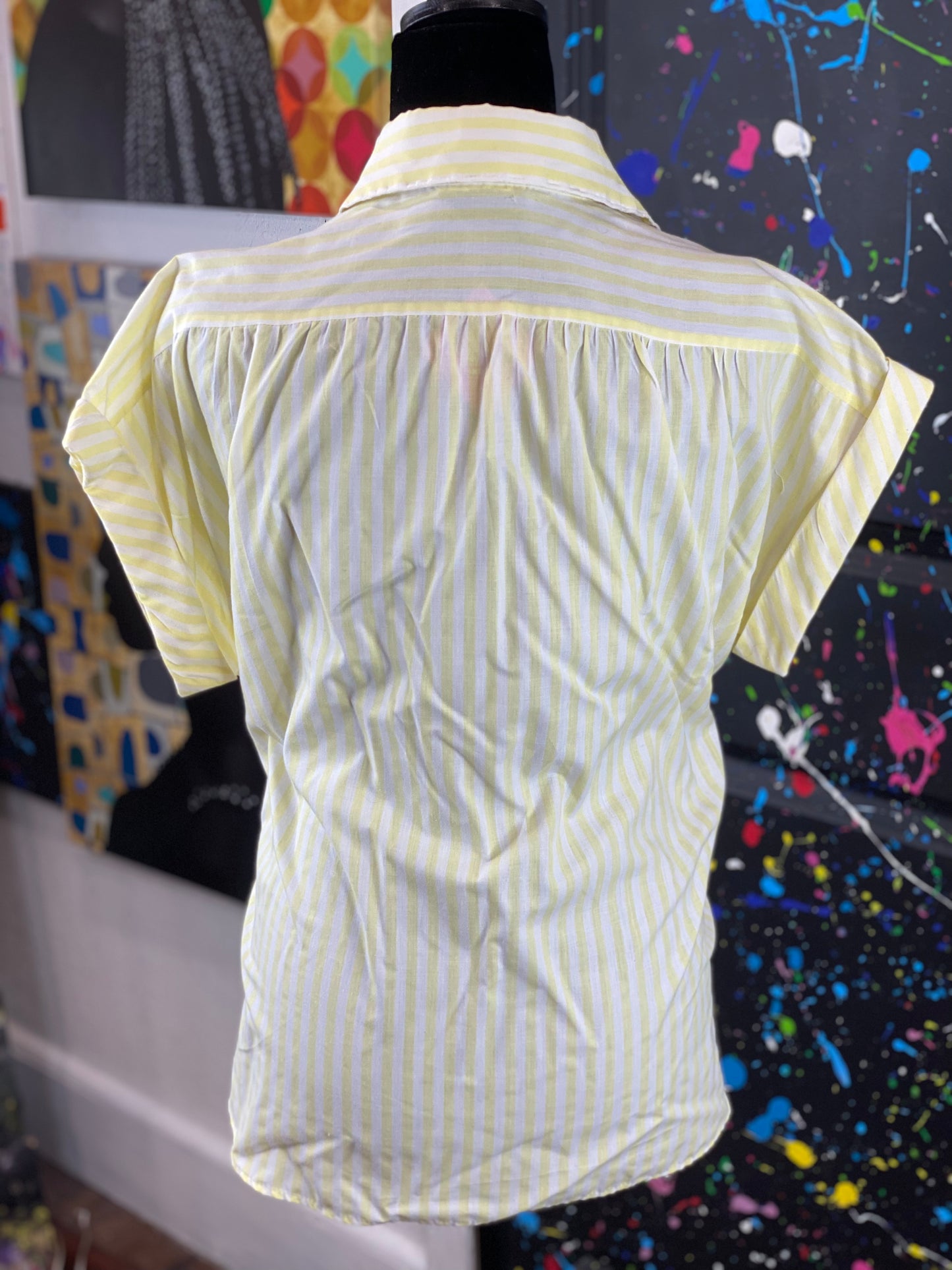 Vintage Short Sleeve Blouse