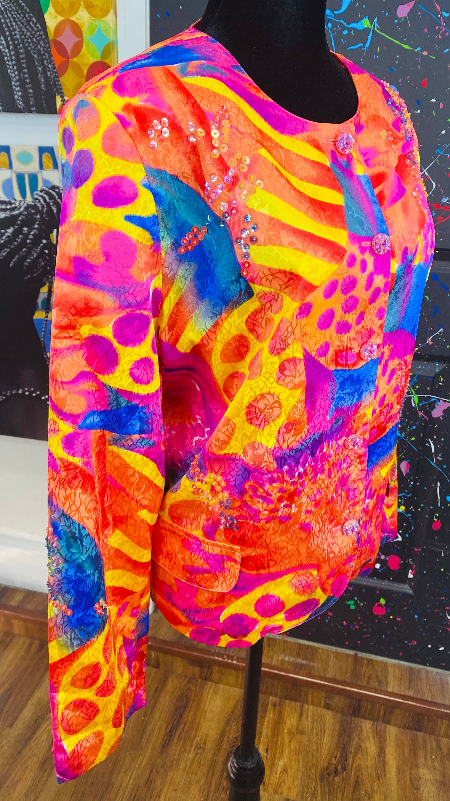 Vintage Sequin Blazer