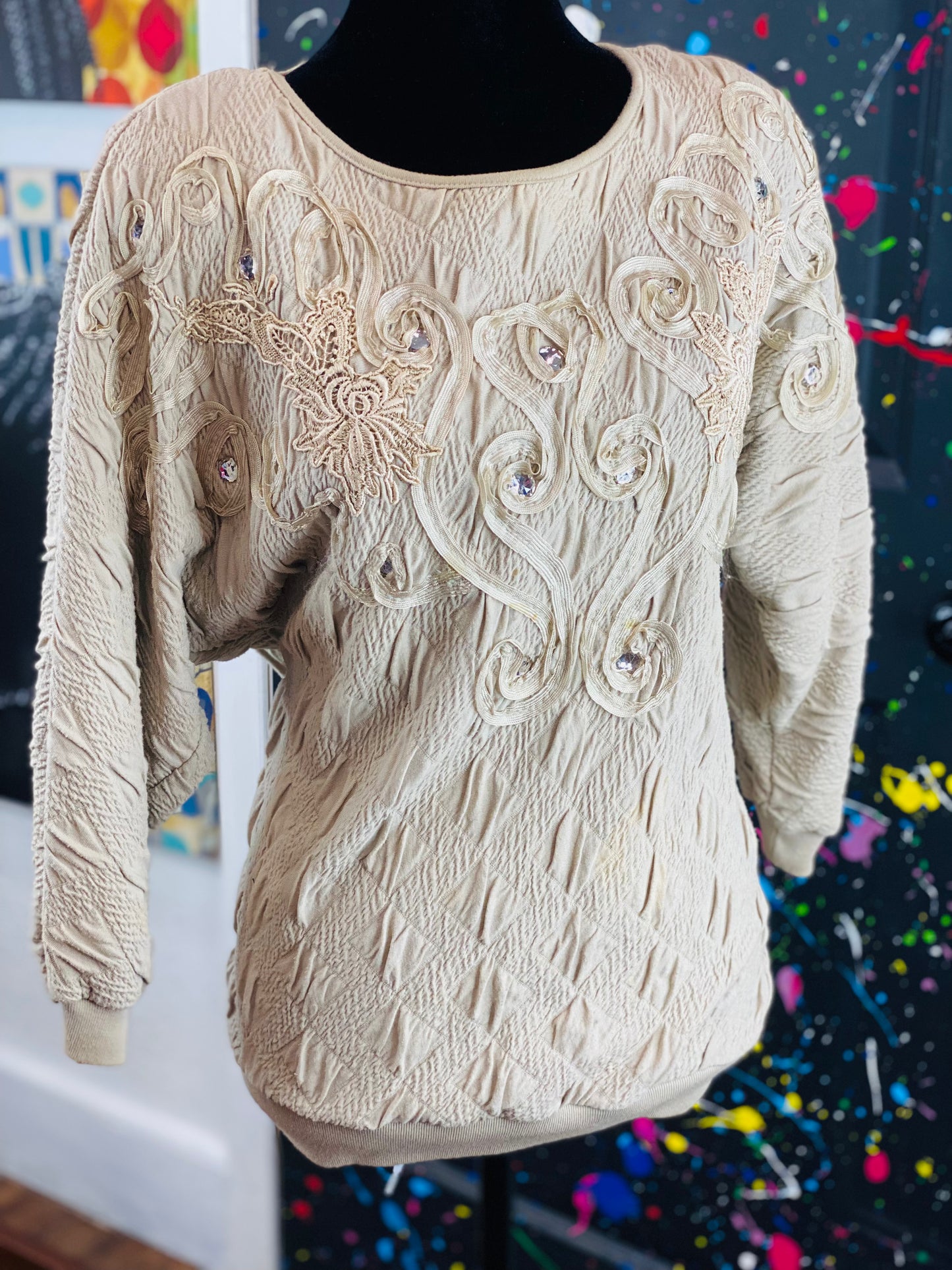 Vintage Short Sleeve Blouse