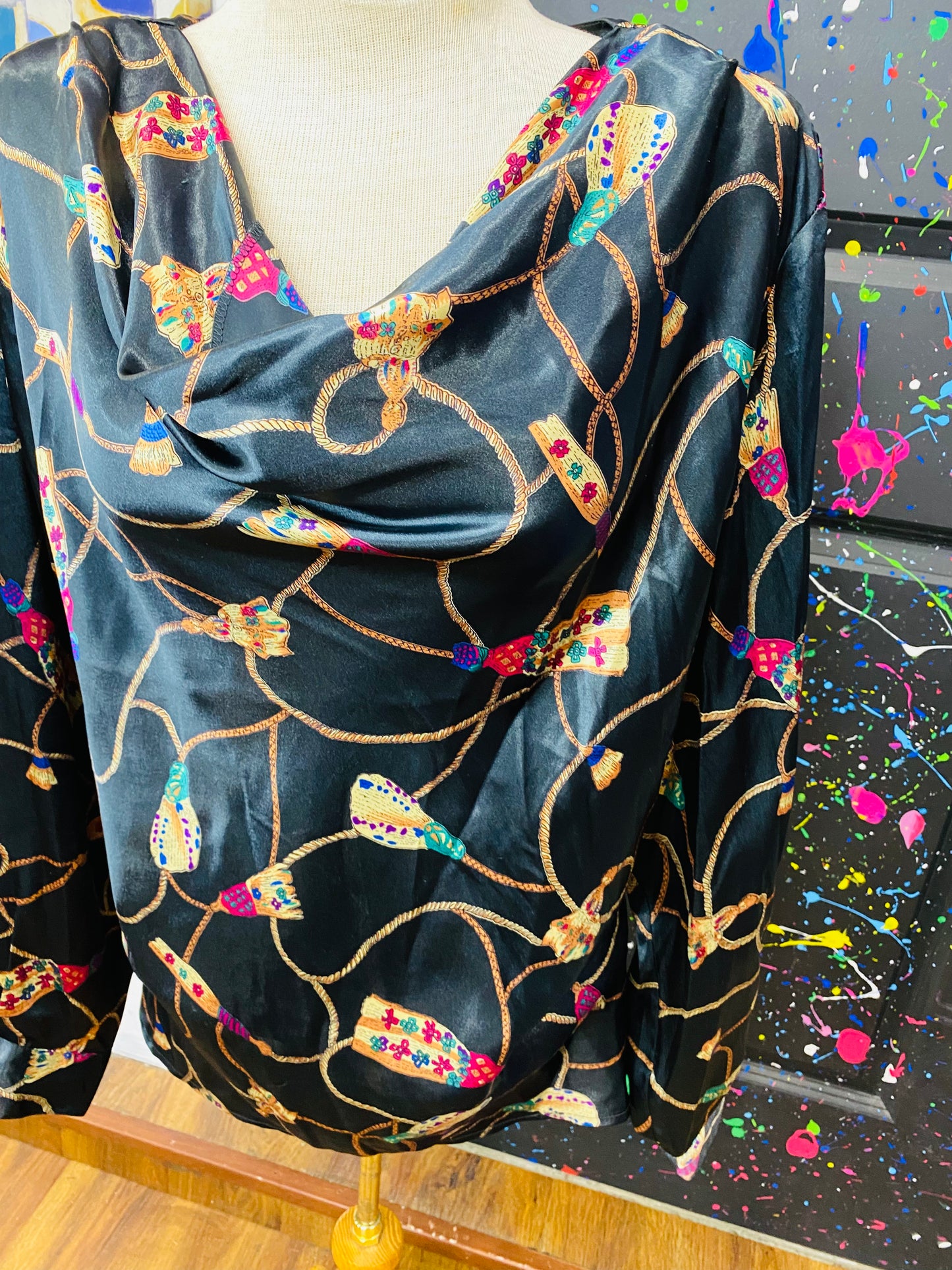 Vintage Tassel Blouse