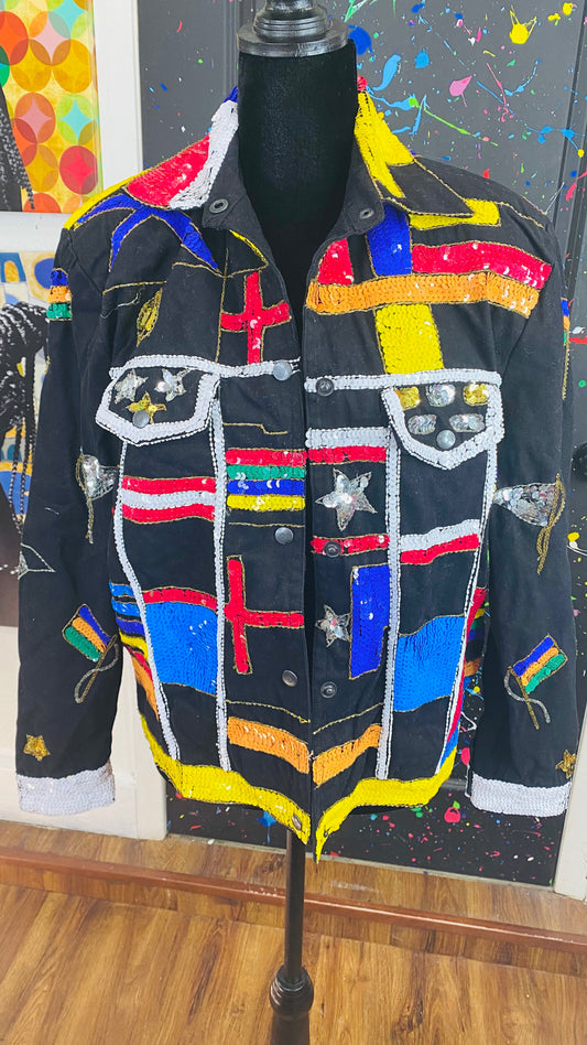 Vintage Modi Sequin Jacket