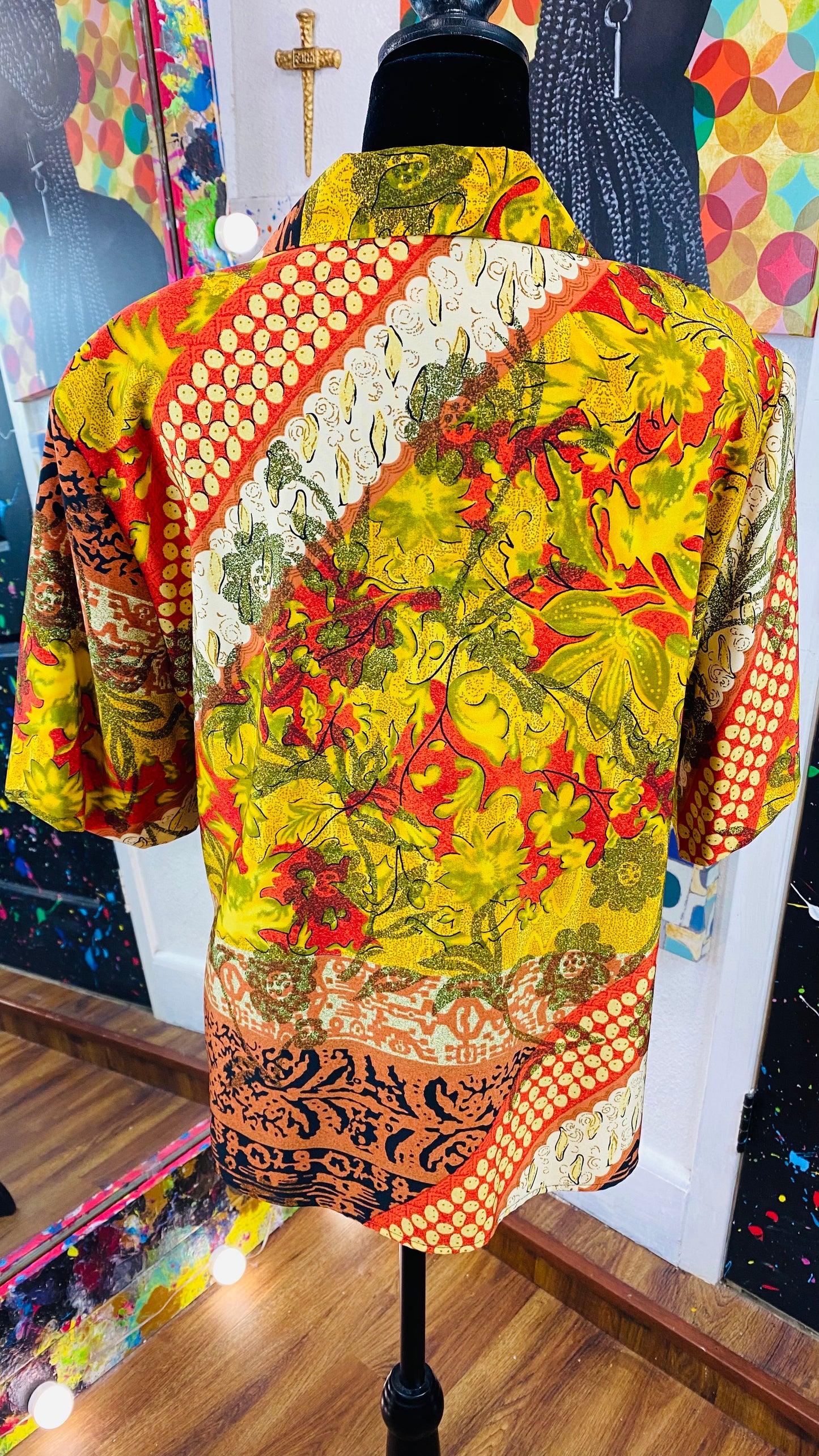 Vintage Short Sleeve Blouse