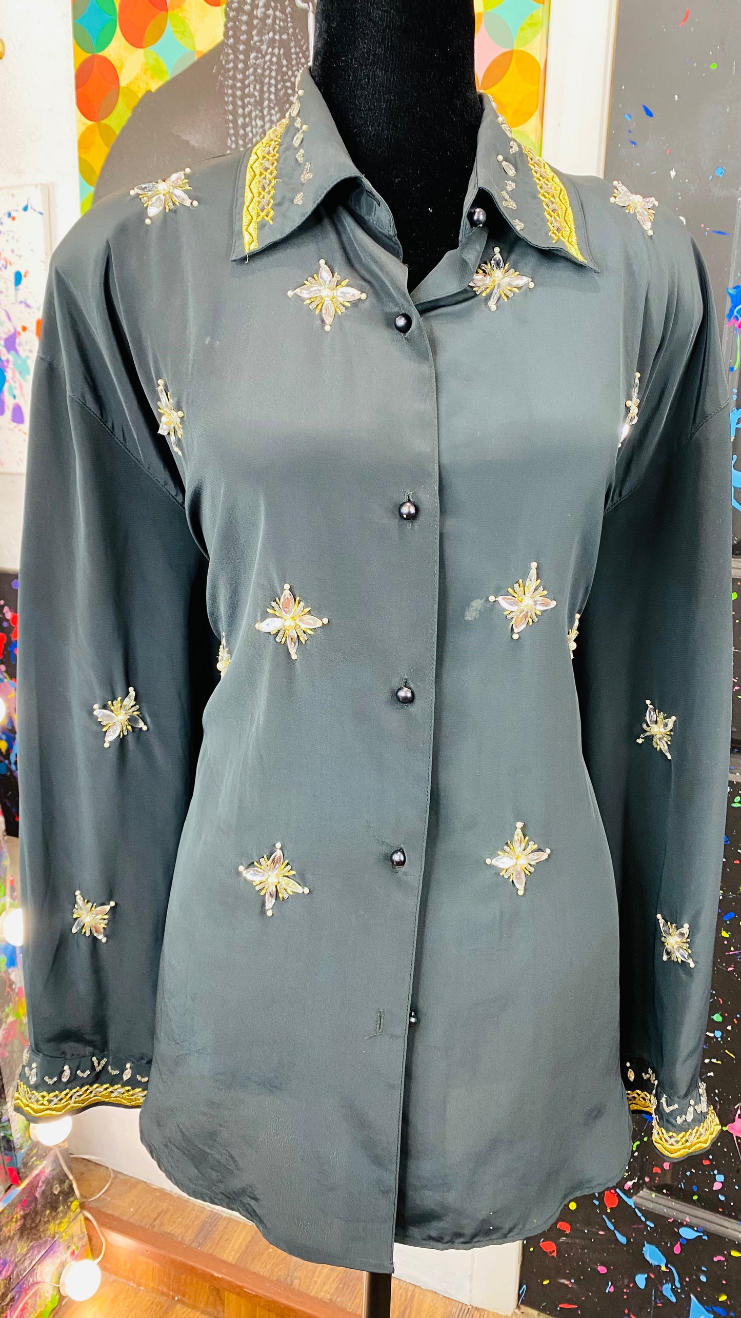 Vintage Long Sleeve Blouse