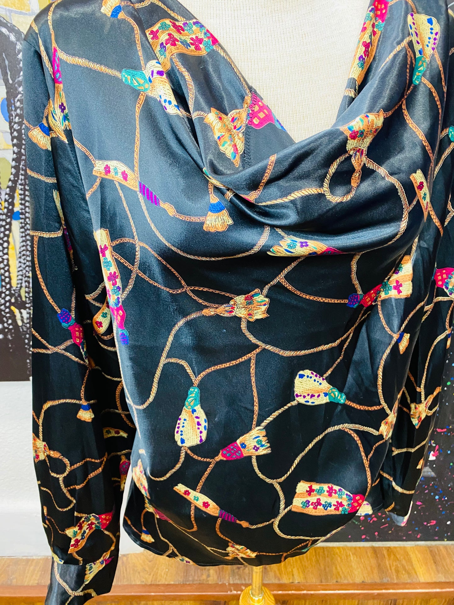 Vintage Tassel Blouse