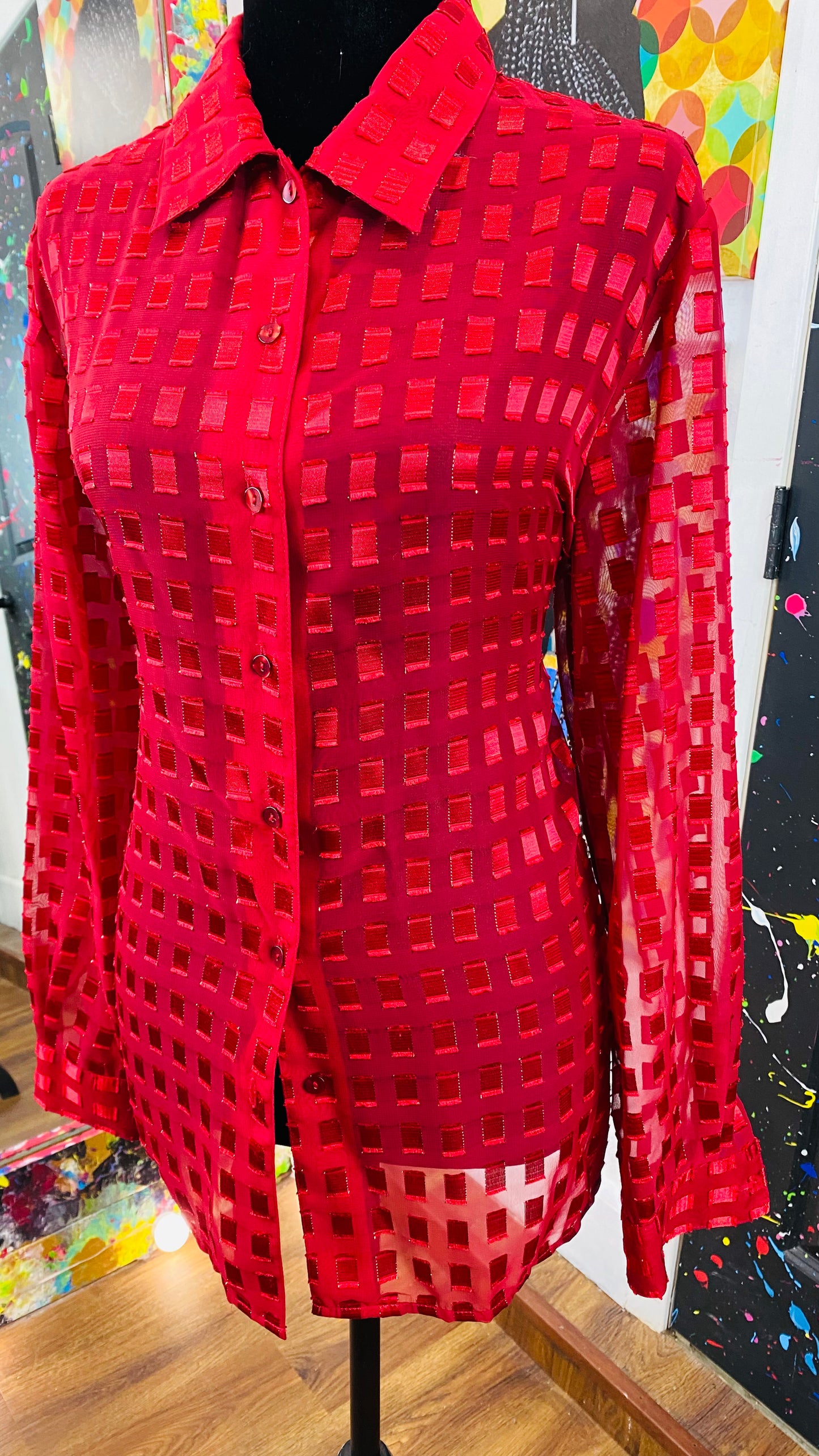 Vintage Long Sleeve Blouse