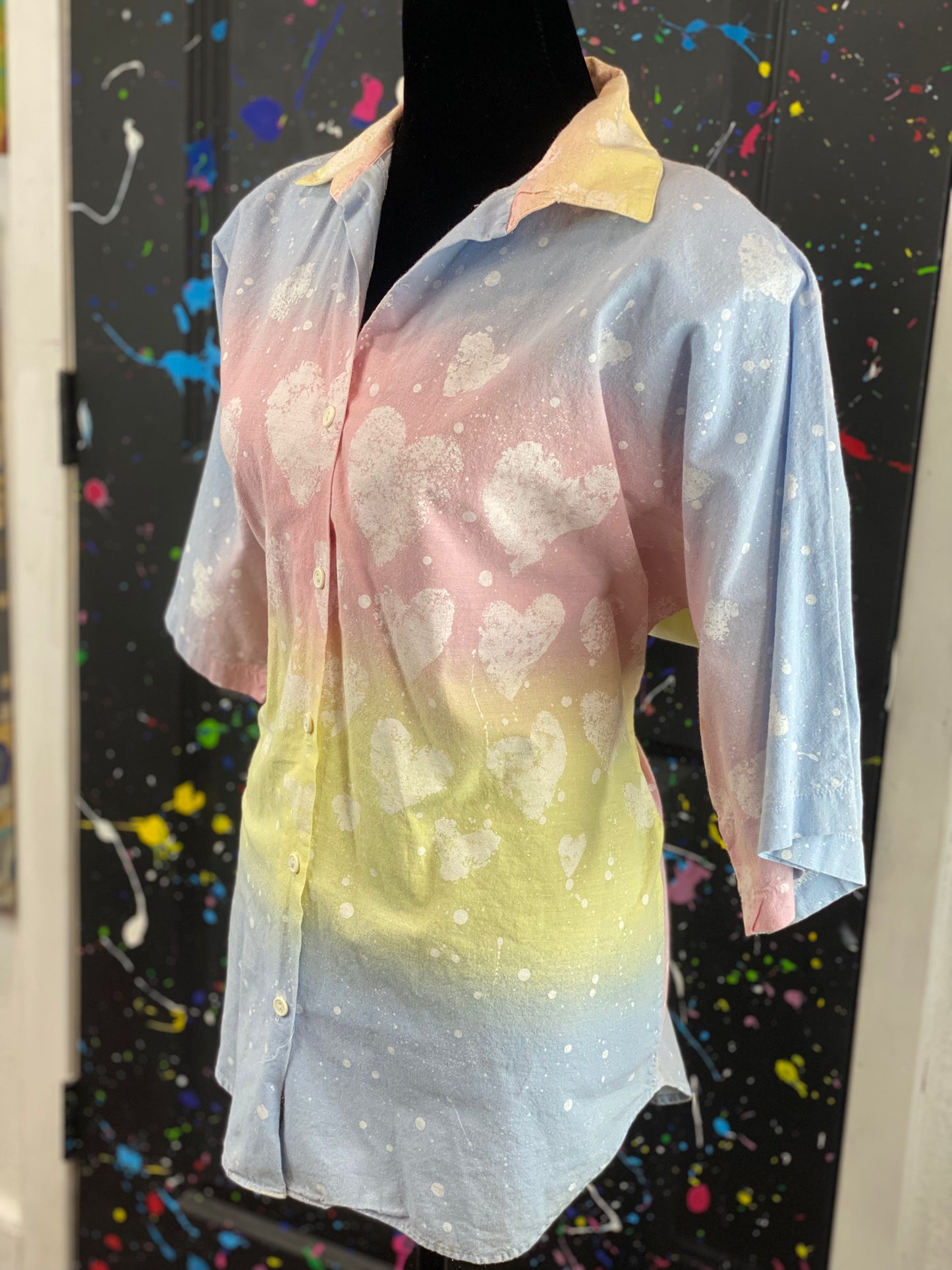 Vintage Short Sleeve Blouse
