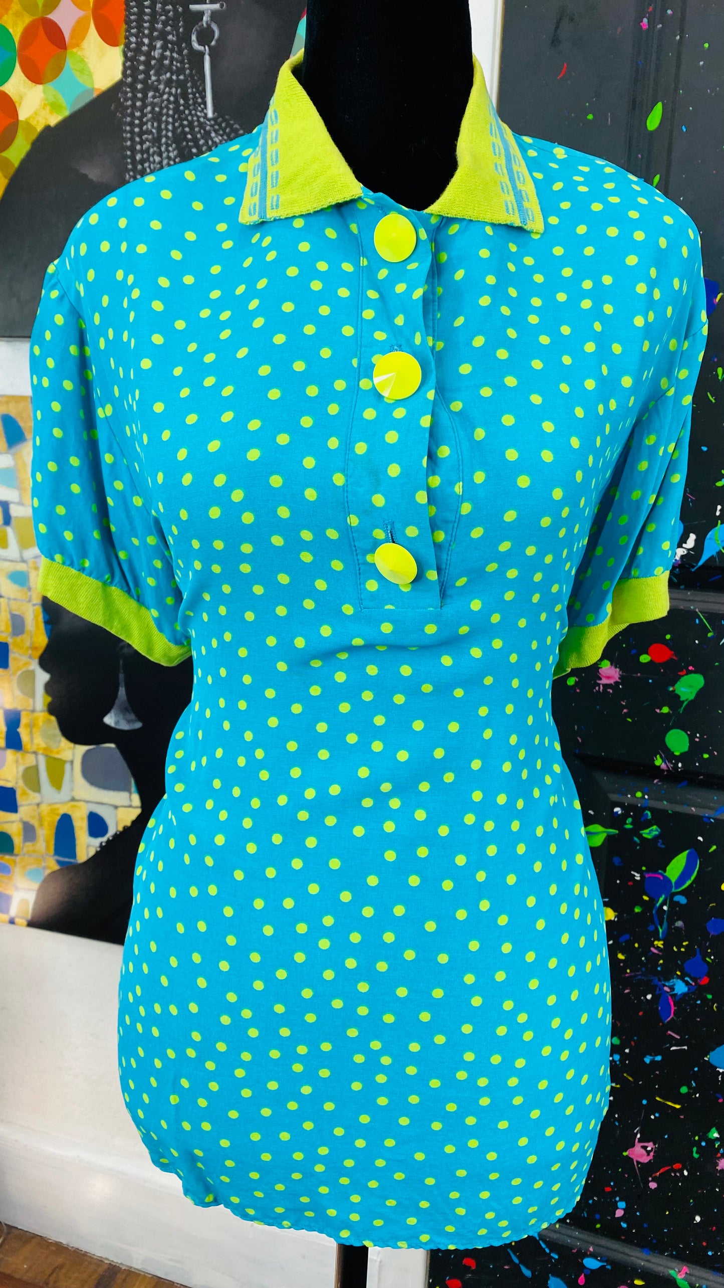 Vintage Short Sleeve Blouse