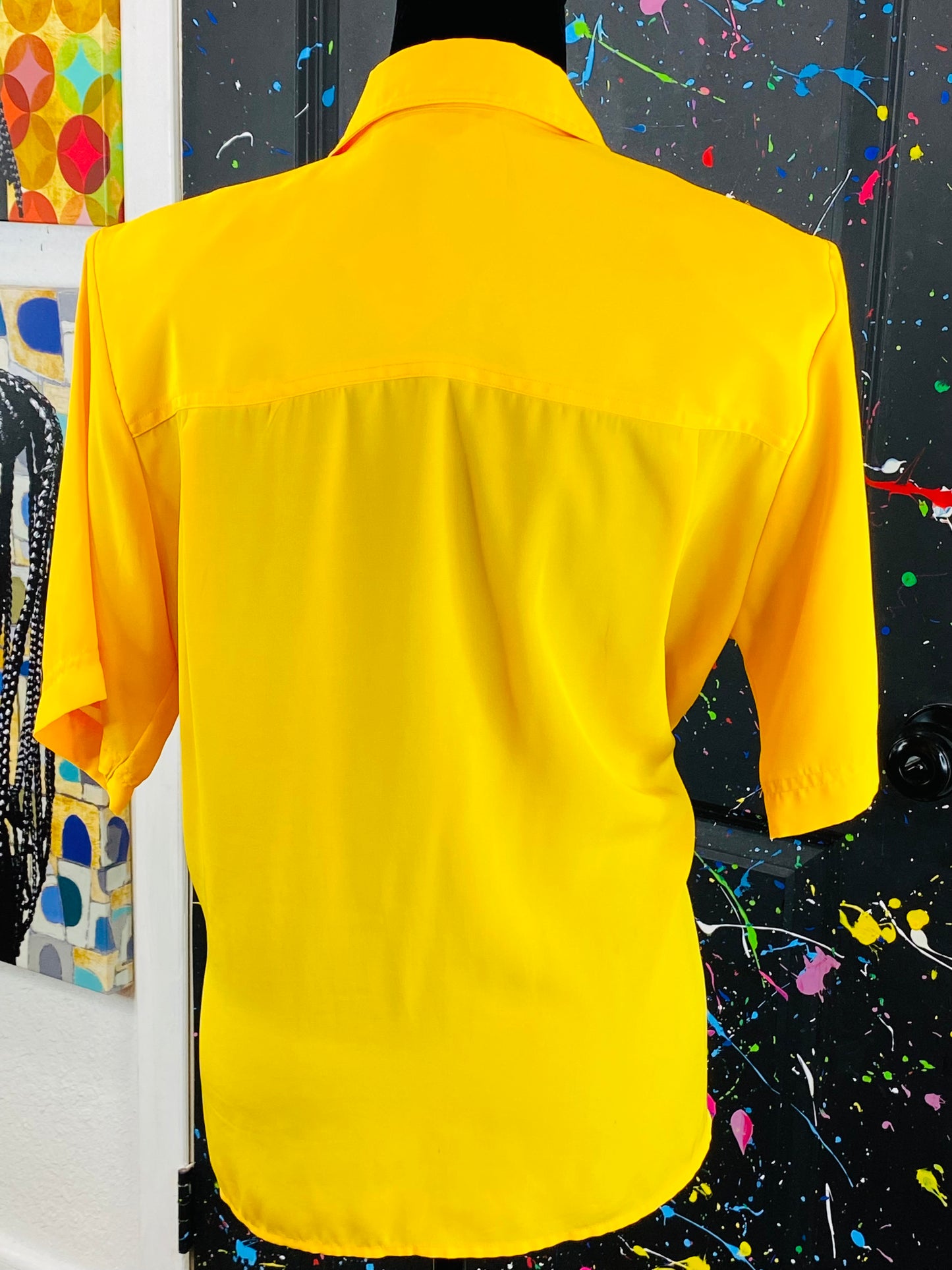 Vintage Short Sleeve Blouse