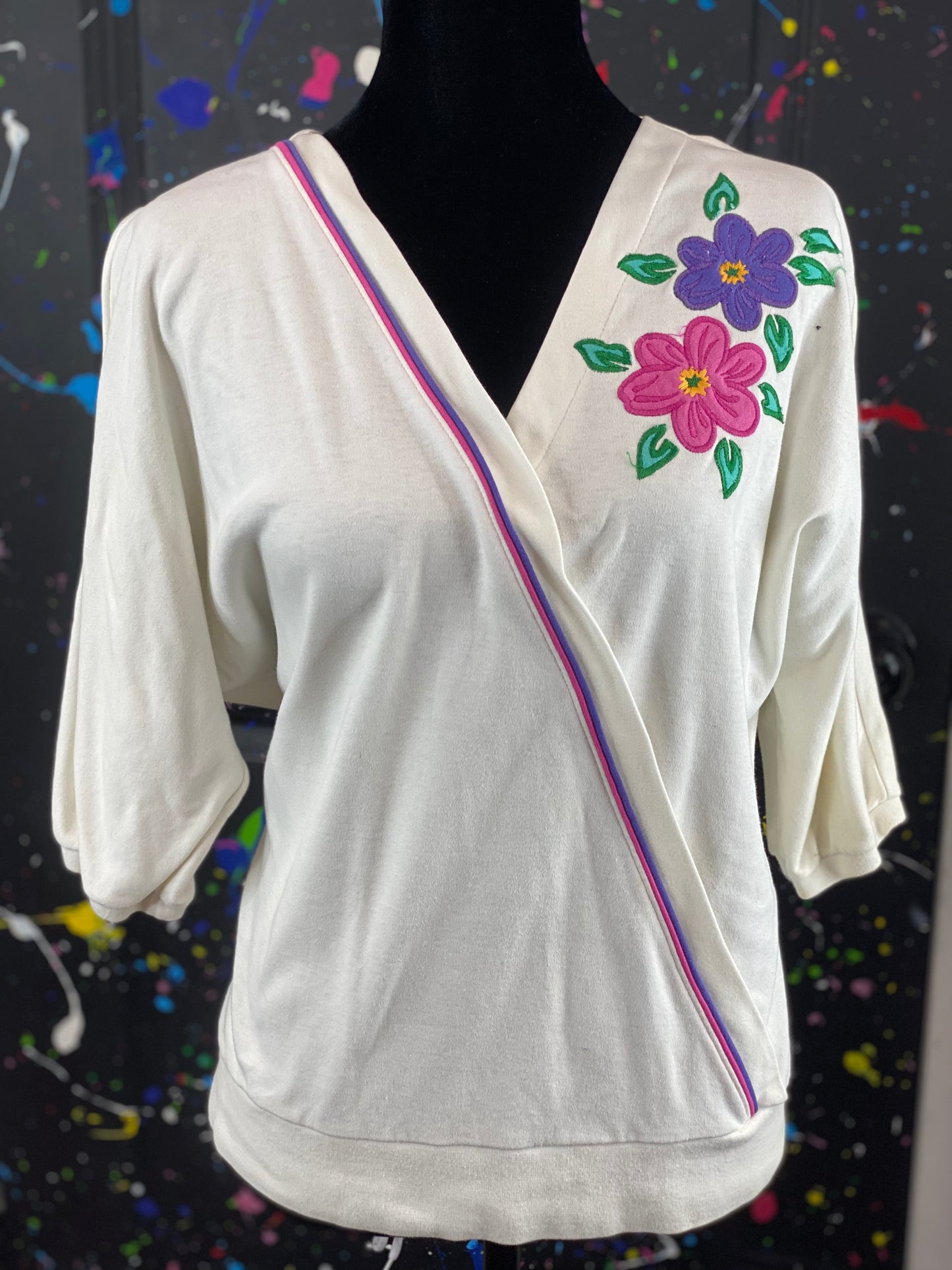 Vintage Short Sleeve Blouse
