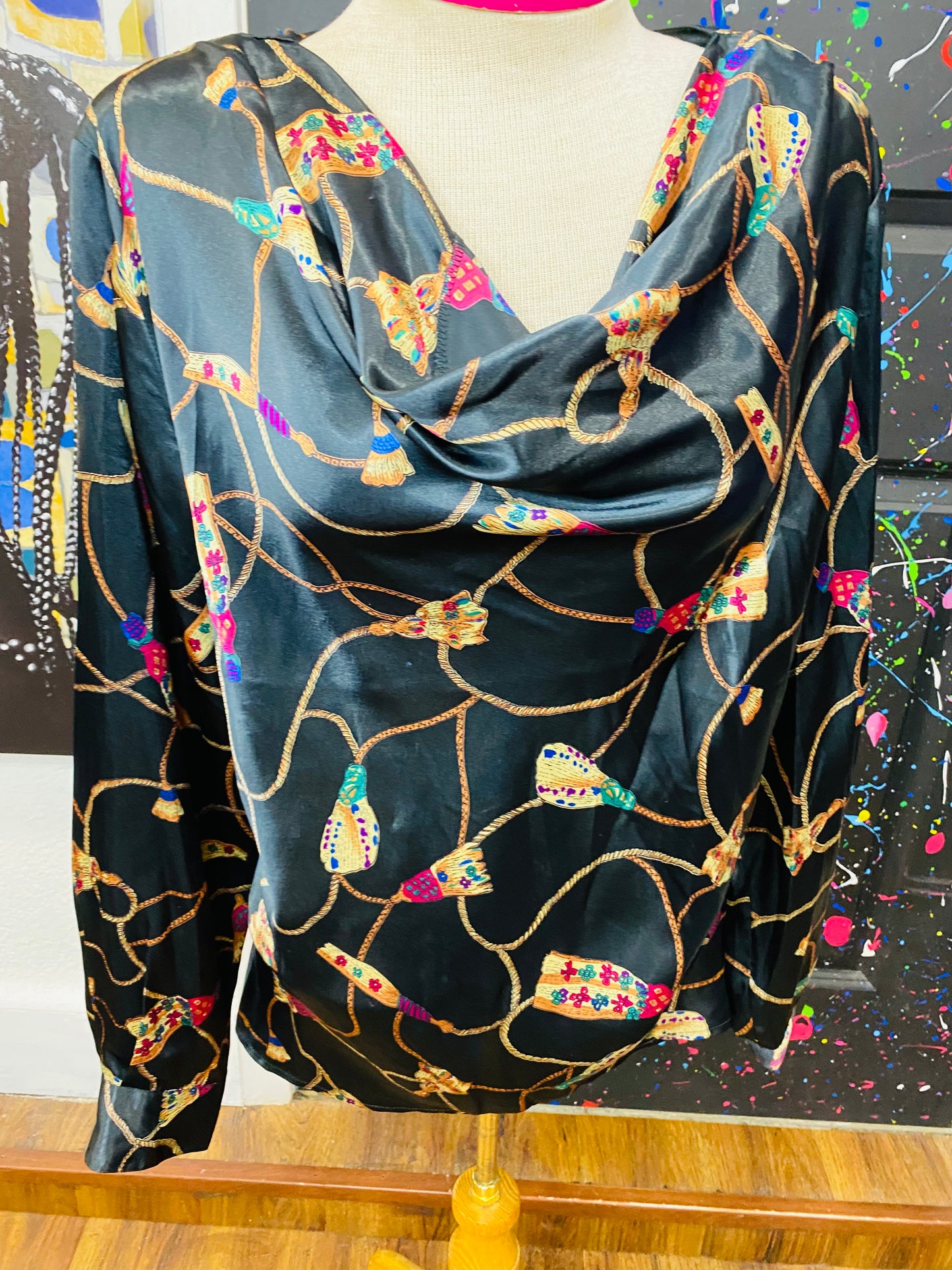 Vintage Tassel Blouse