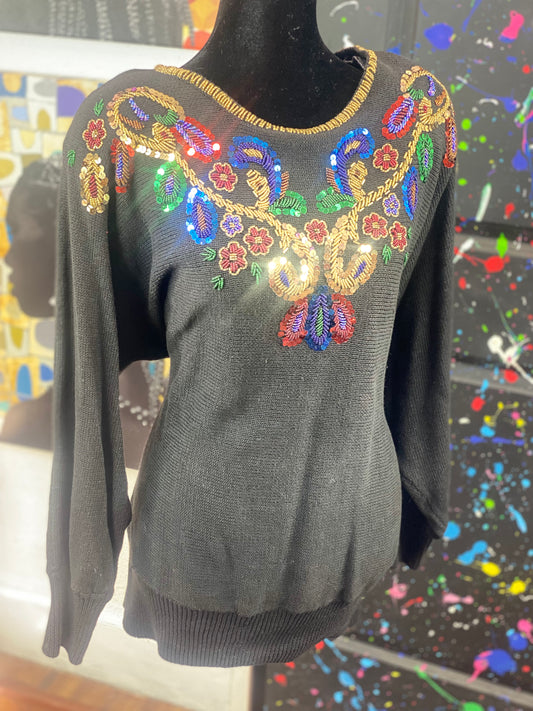 Vintage Sequins Sweater (16)**