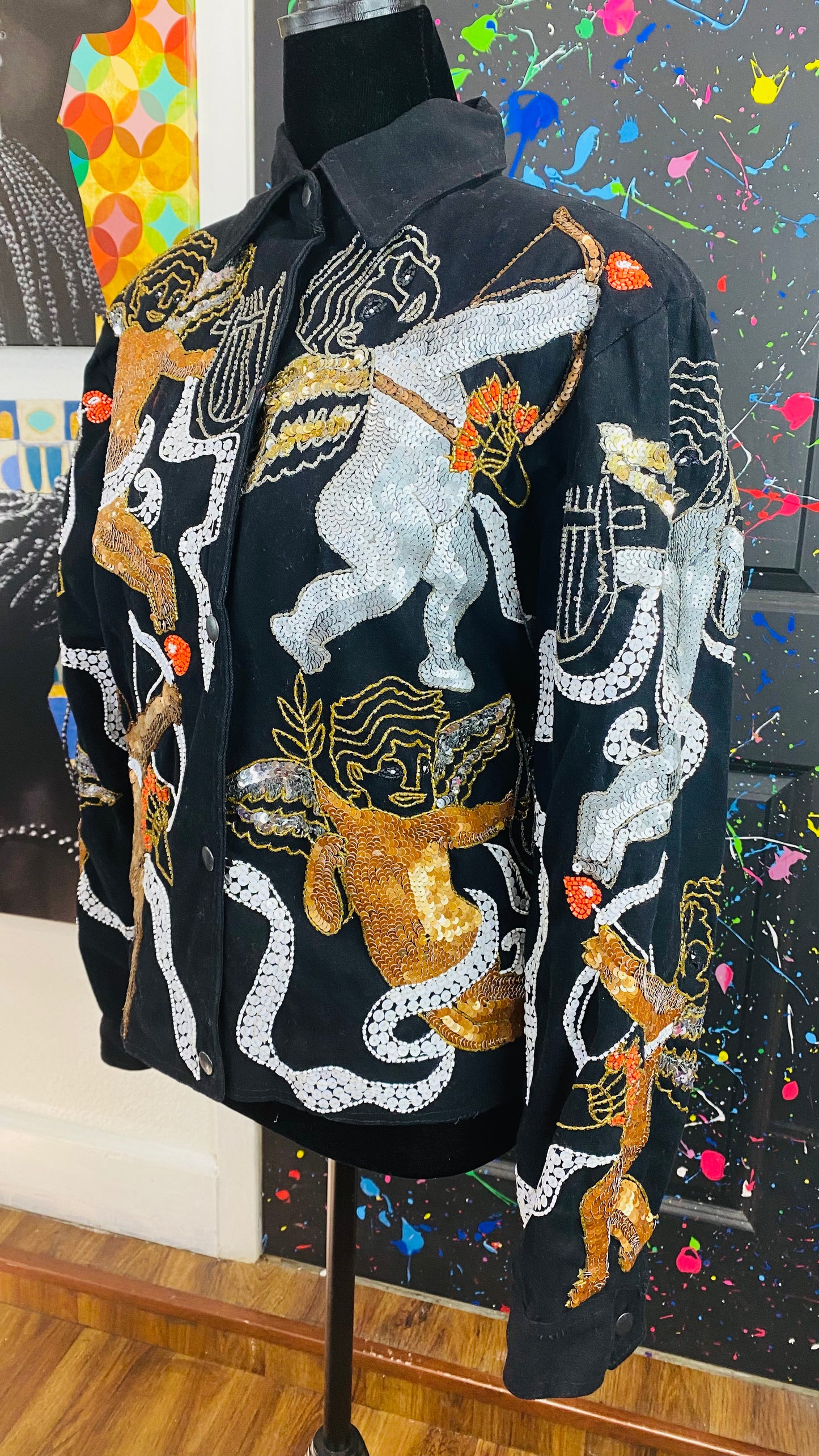 Vintage Modi Sequin Jacket