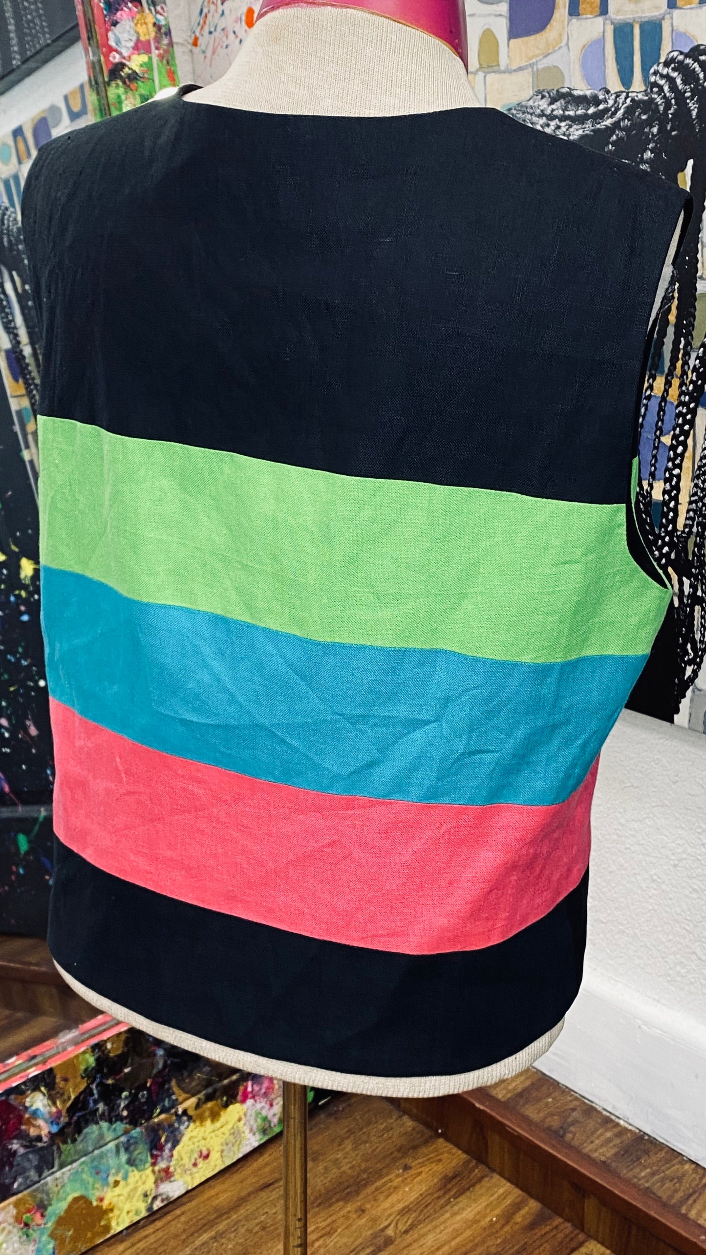 Vintage Sleeveless Blouse