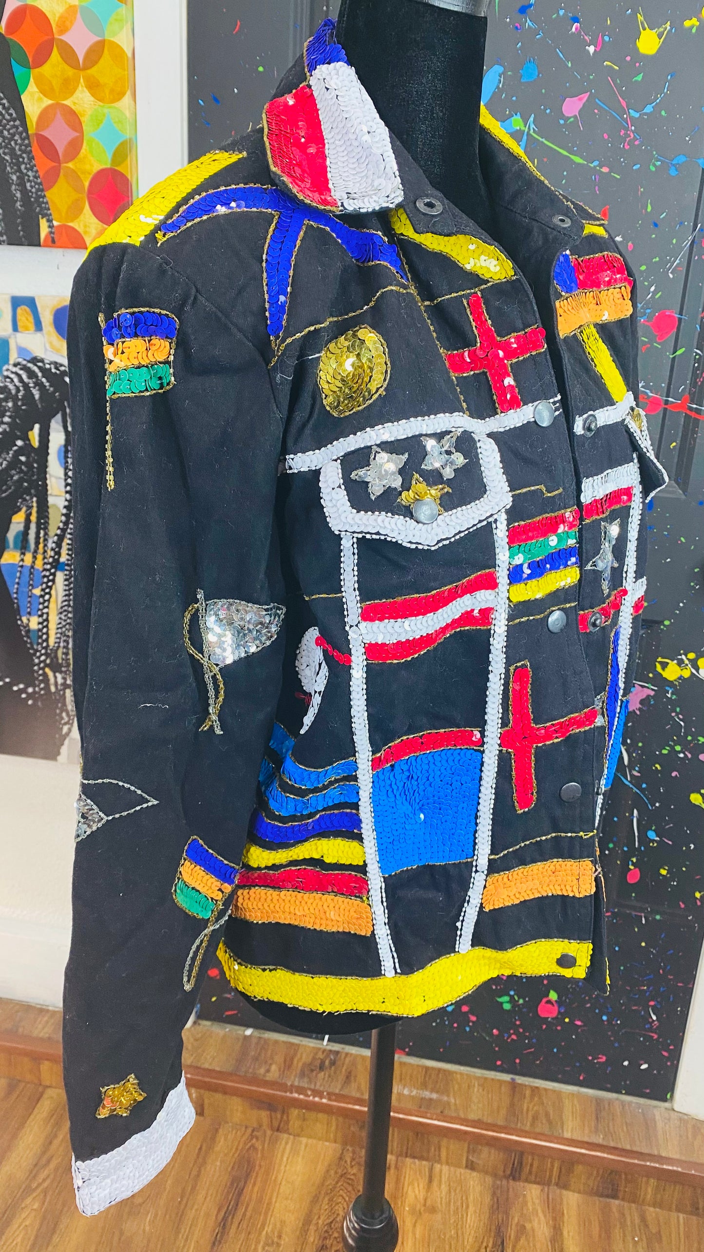 Vintage Modi Sequin Jacket