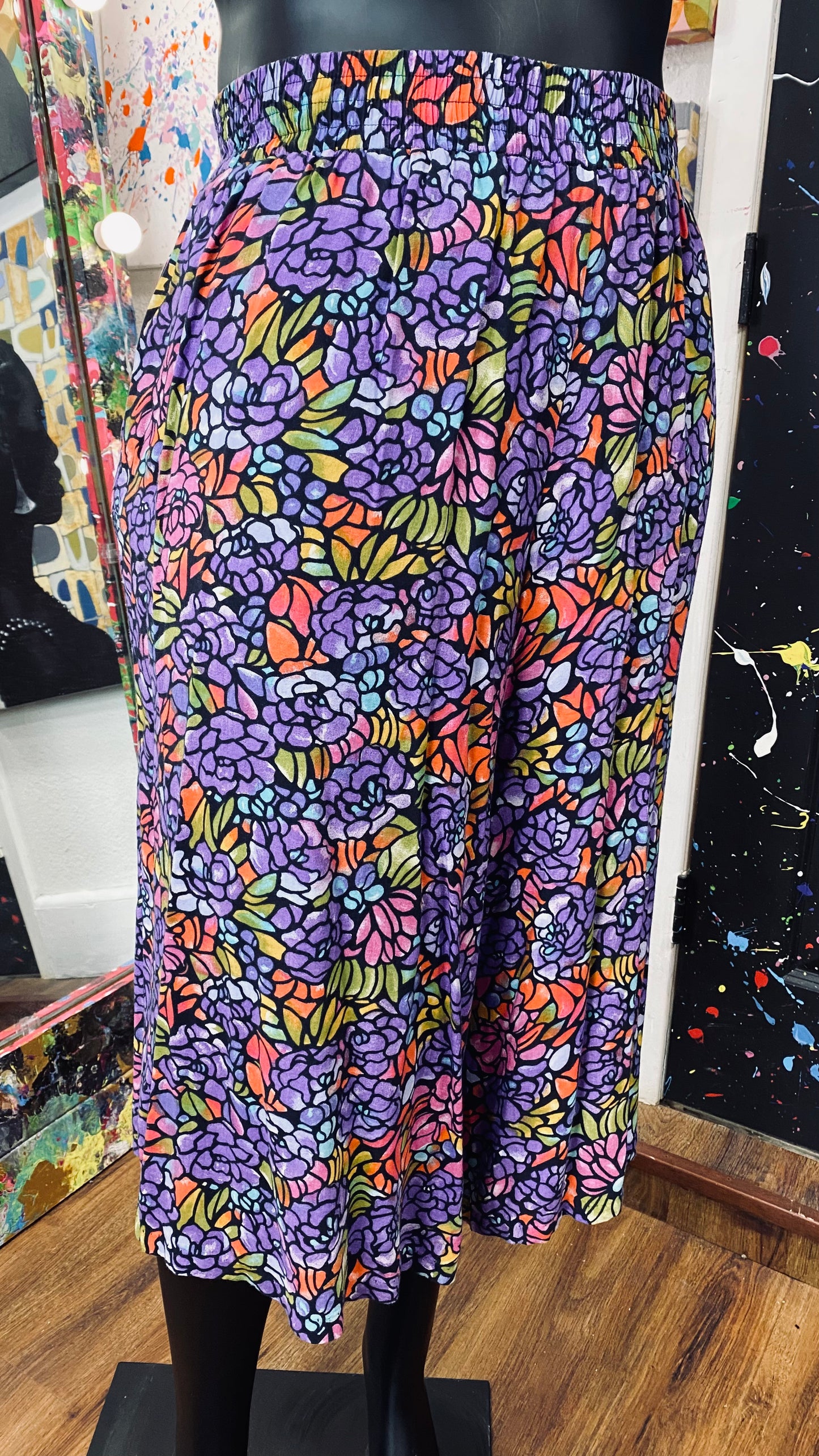 Vintage Floral Gauchos