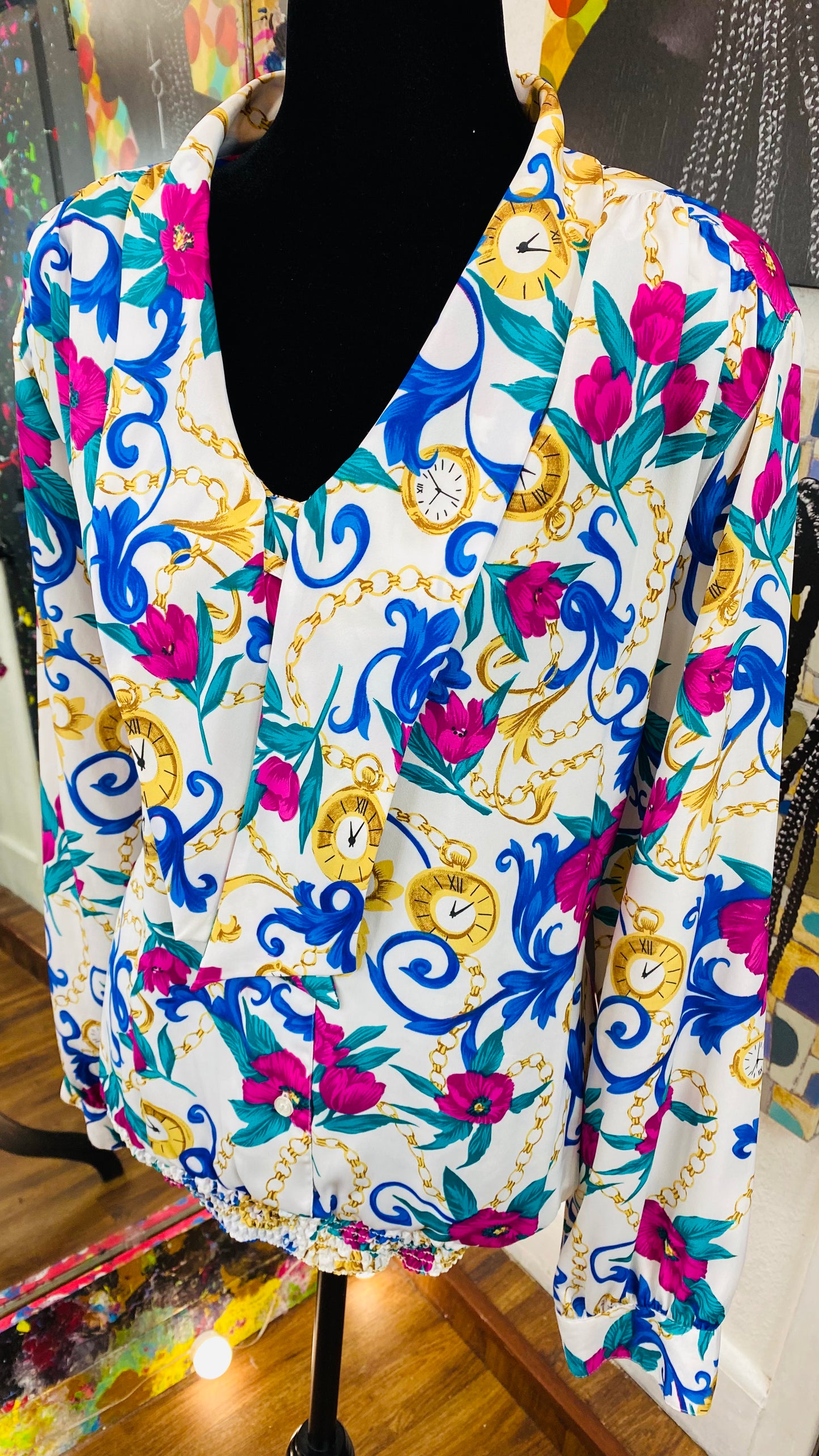 Vintage Long Sleeve Blouse