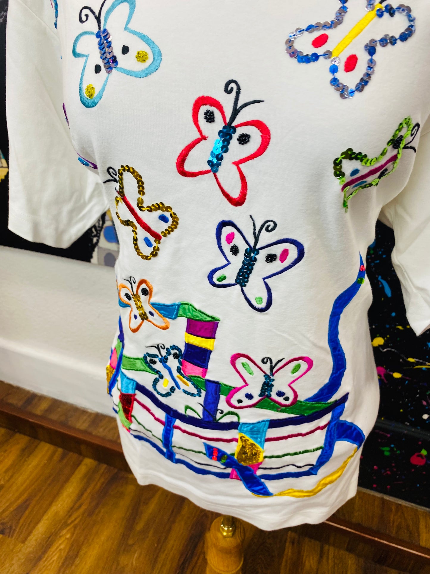 Vintage Butterfly Blouse