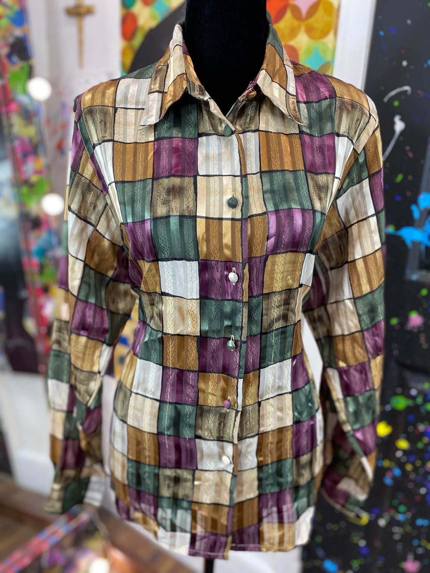 Vintage Long Sleeve Blouse