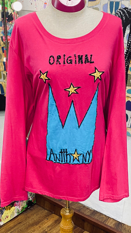 Vintage Pink Blouse