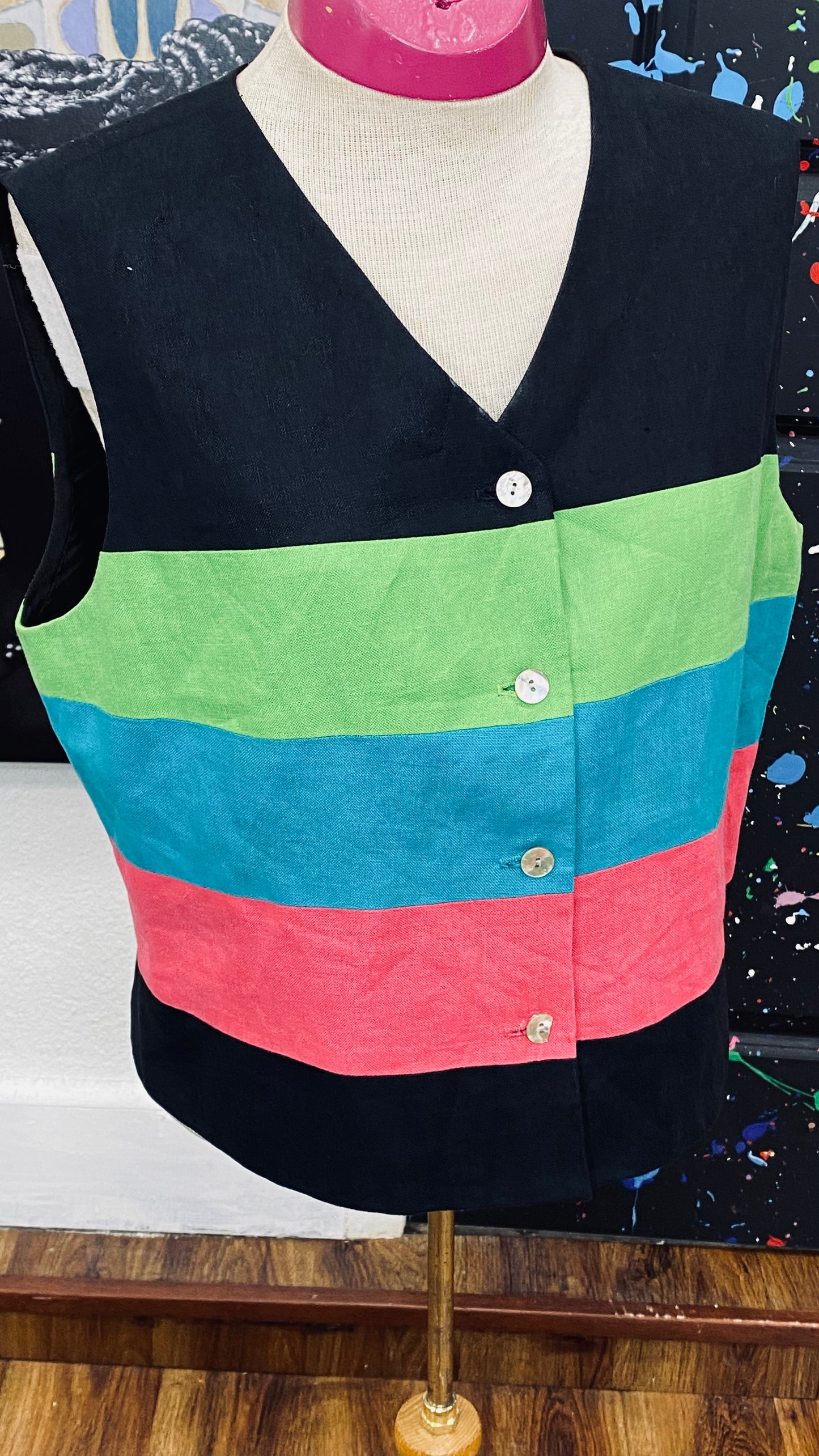 Vintage Sleeveless Blouse