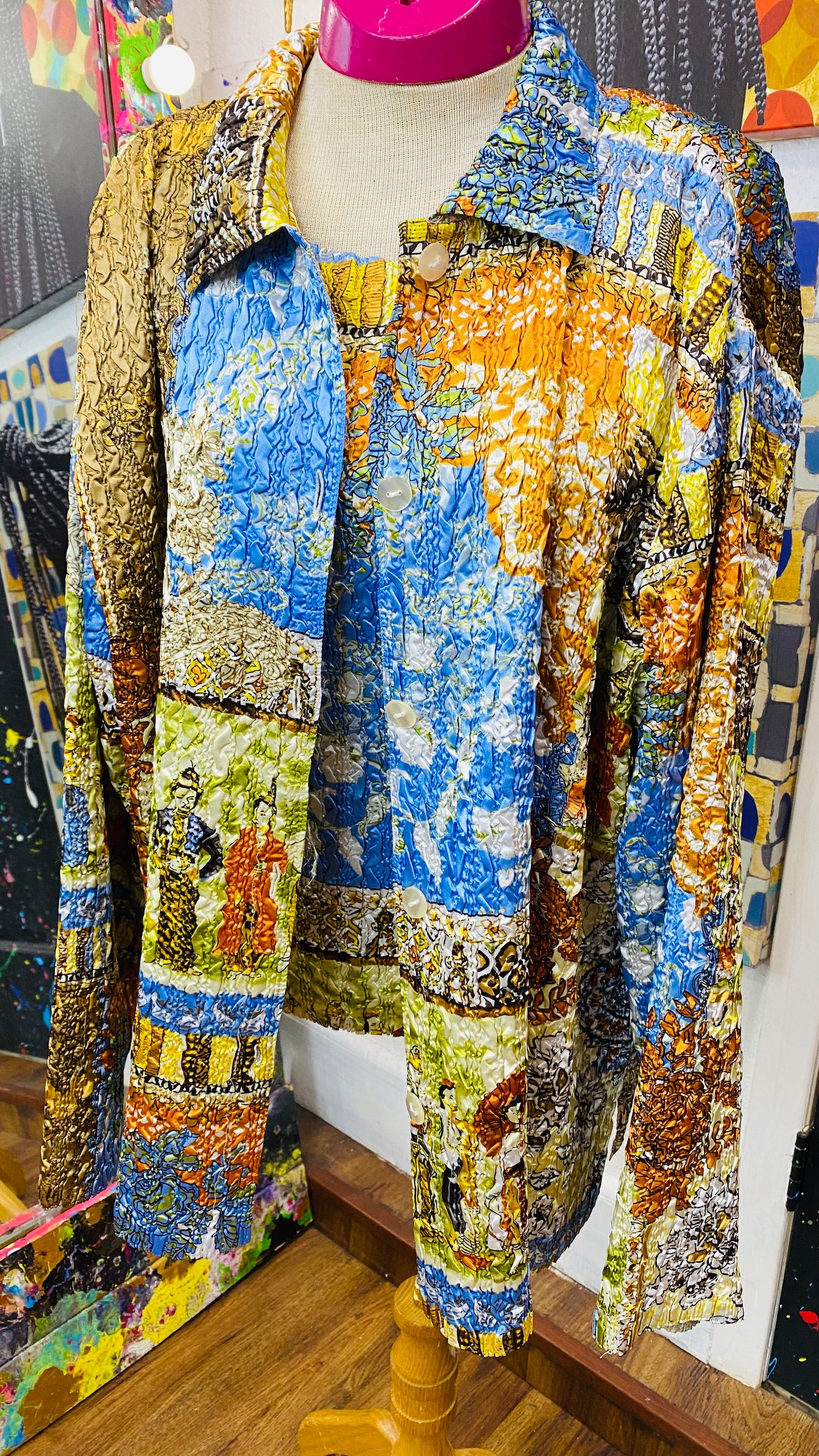 Vintage Blouse & Blazer Set
