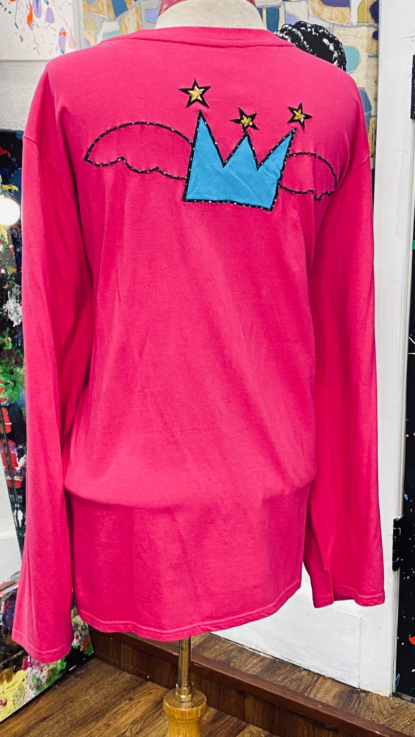 Vintage Pink Blouse