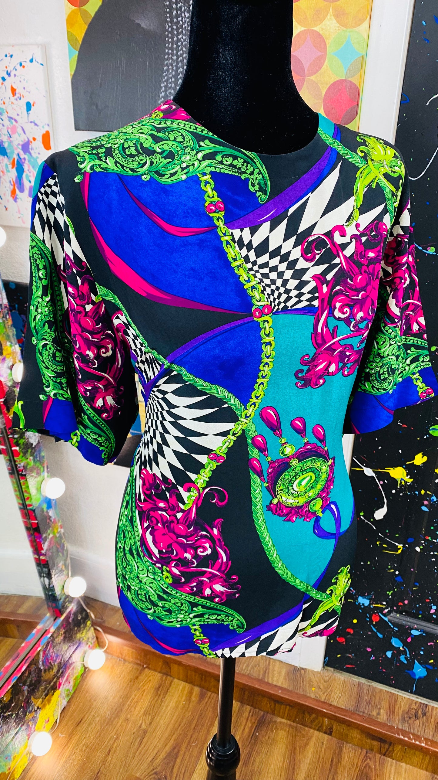 Vintage Short Sleeve Blouse