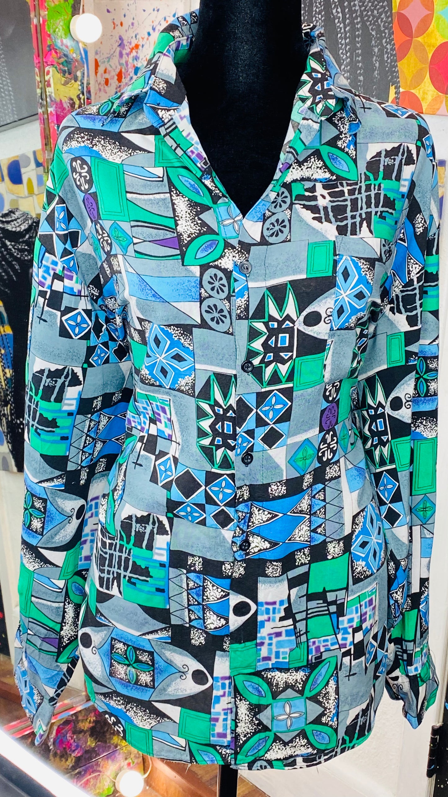 Vintage Long Sleeve Blouse