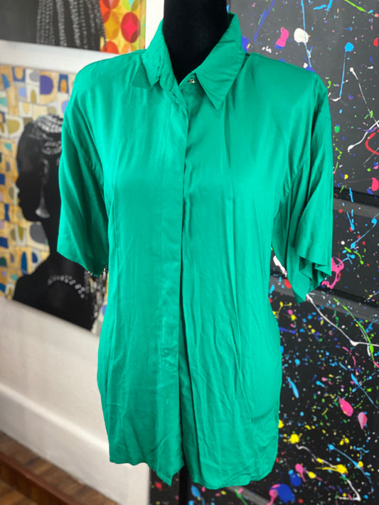 Vintage Short Sleeve Blouse