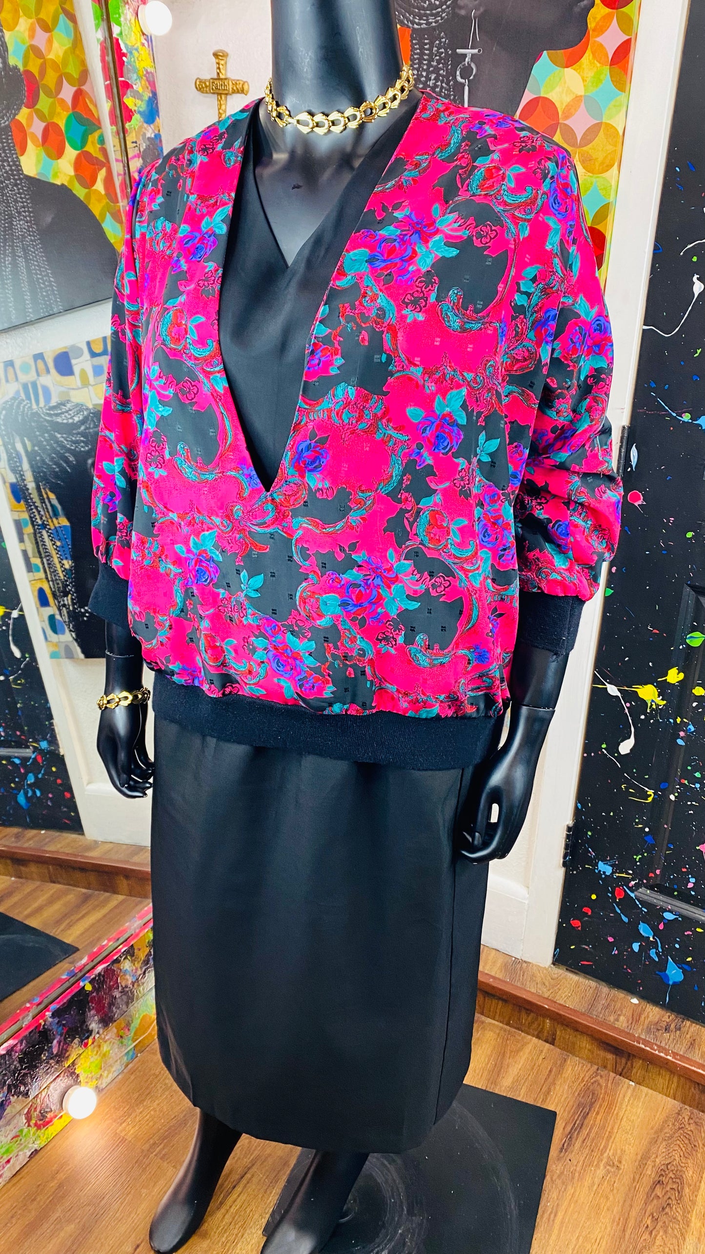 Vintage 2 piece skirt set