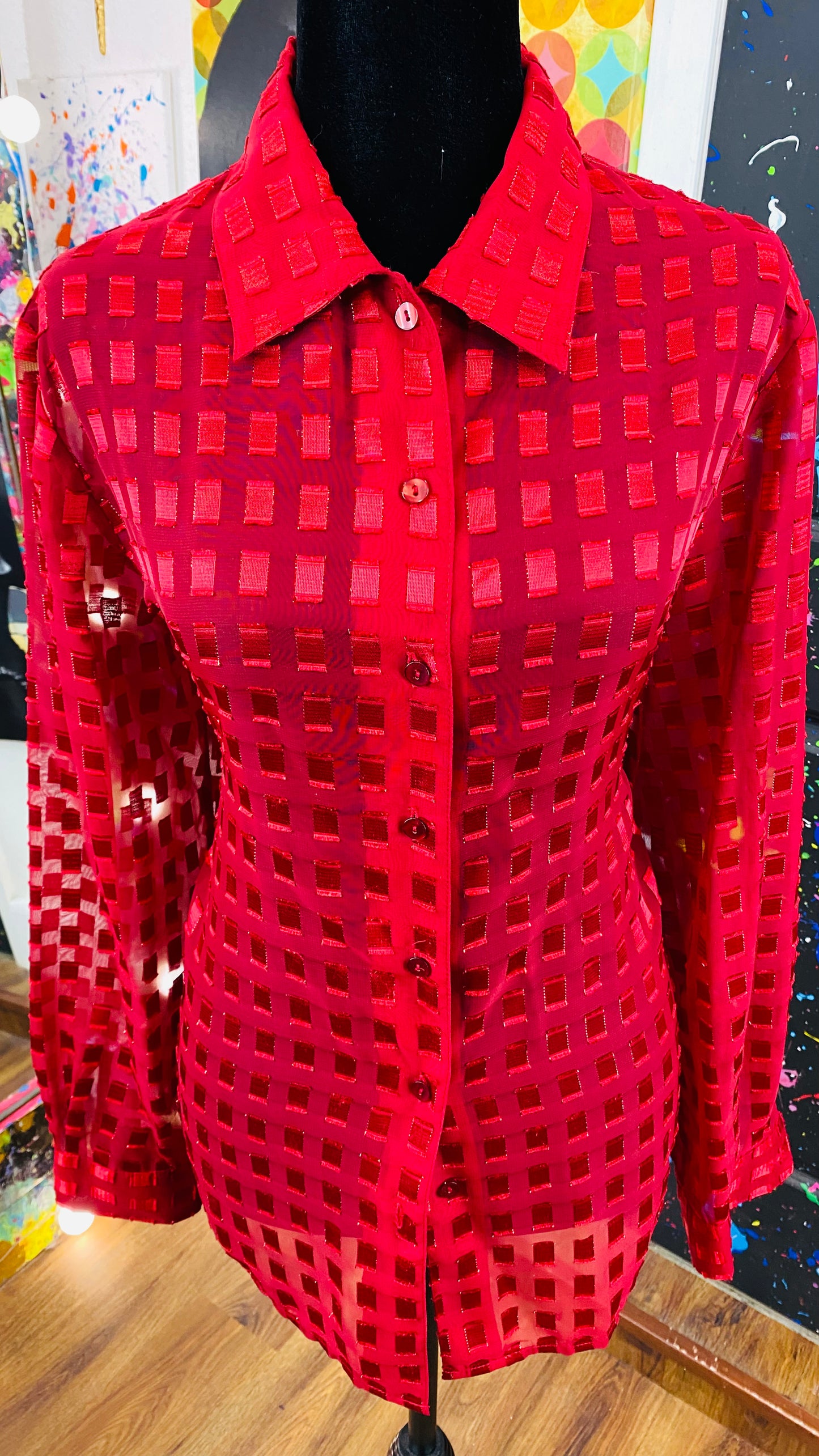 Vintage Long Sleeve Blouse