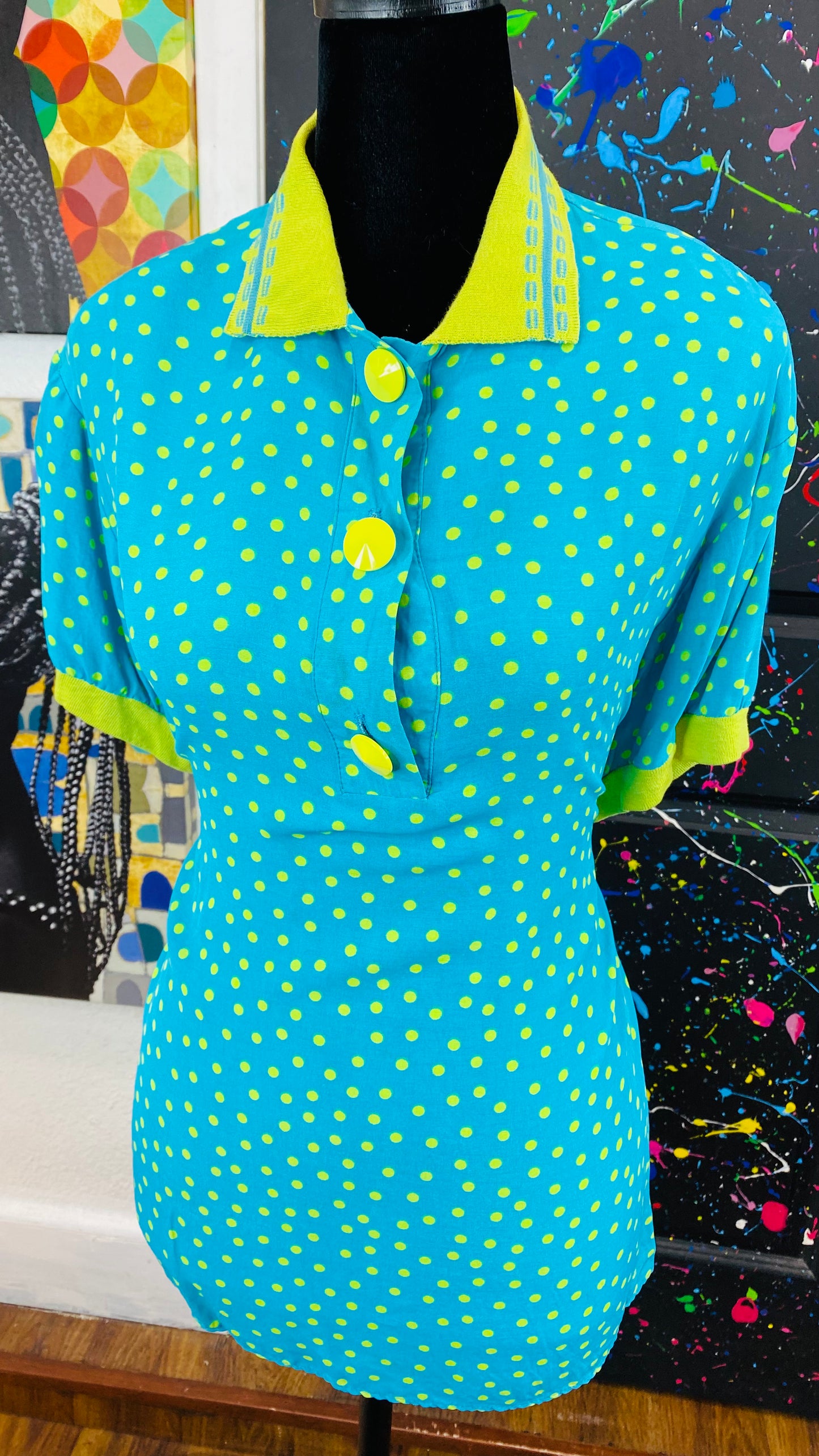 Vintage Short Sleeve Blouse