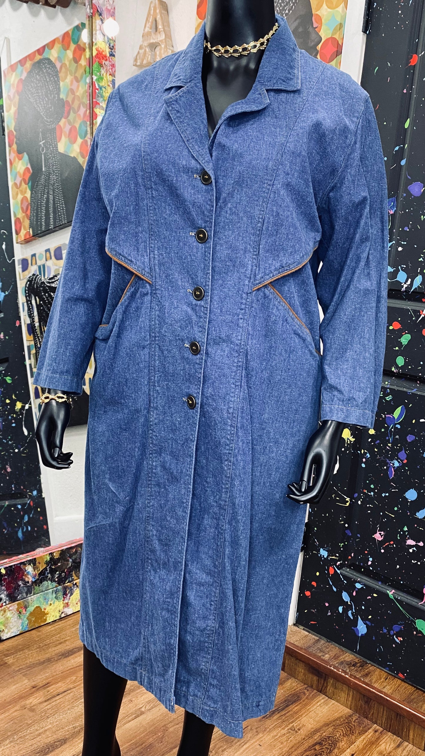 Vintage Denim Dress