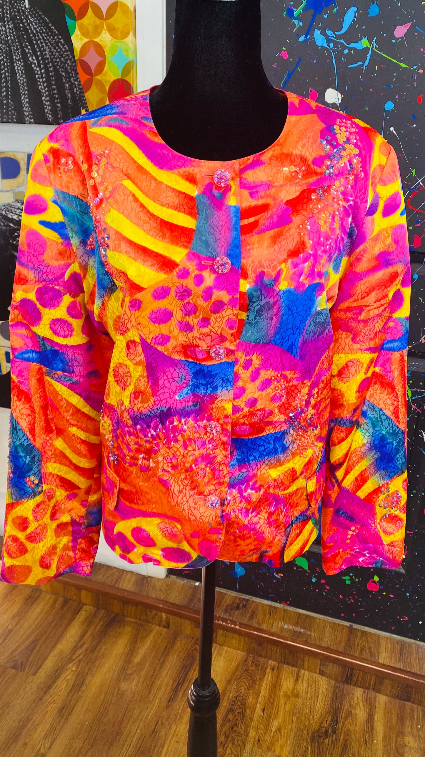 Vintage Sequin Blazer