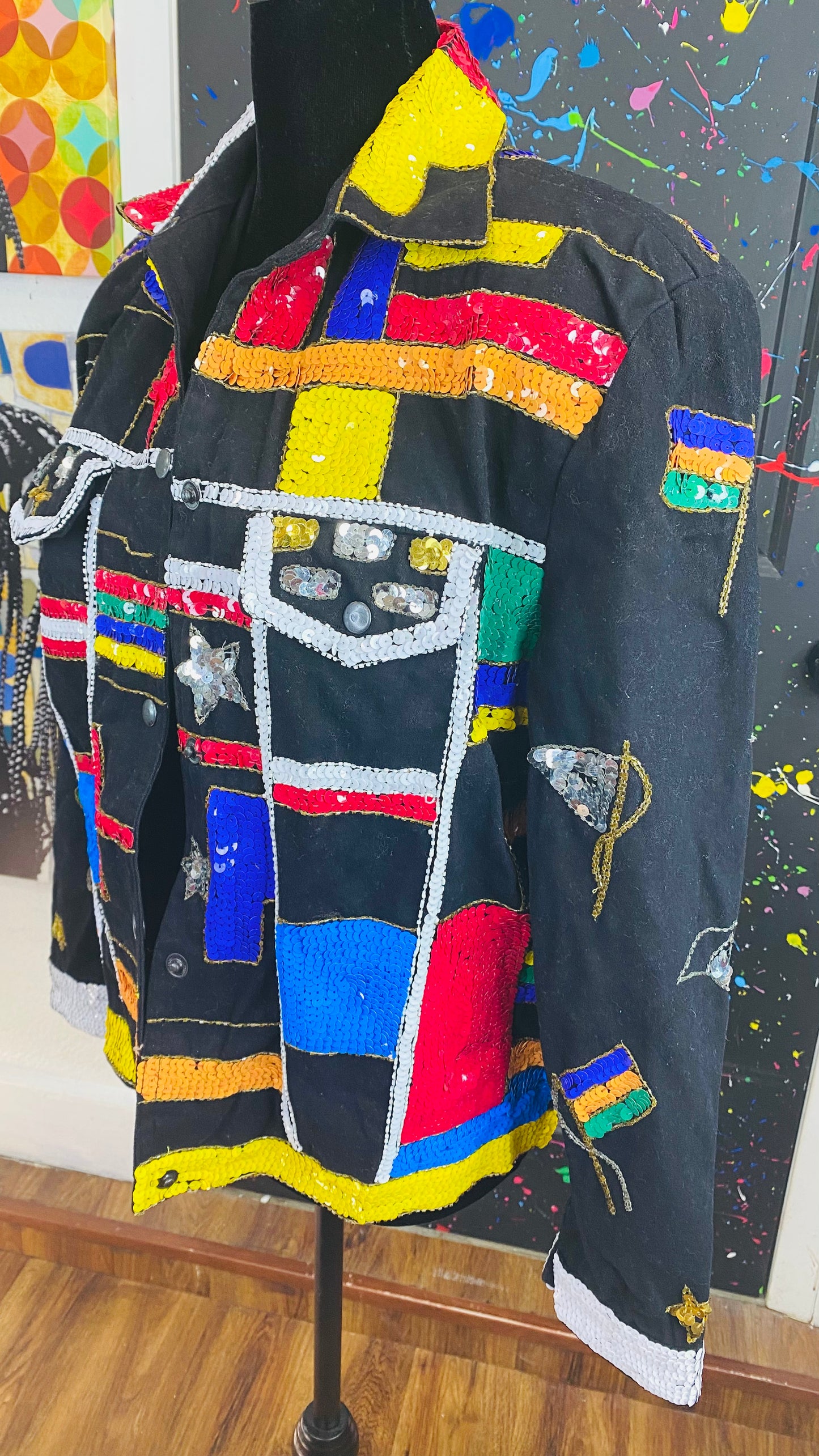 Vintage Modi Sequin Jacket