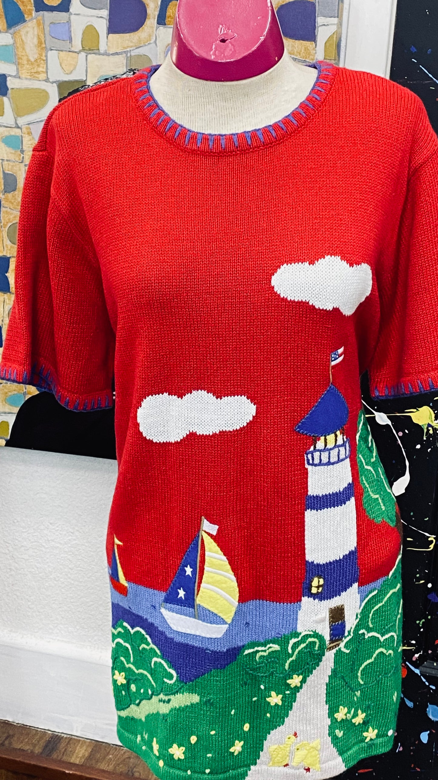 Vintage Knitted Blouse