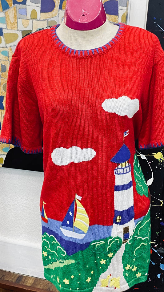 Vintage Knitted Blouse