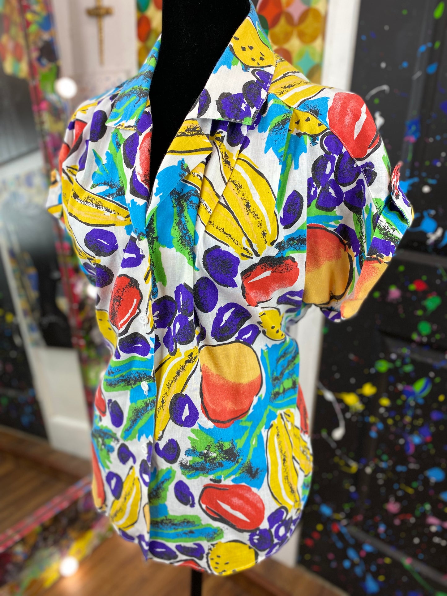 Vintage Short Sleeve Blouse
